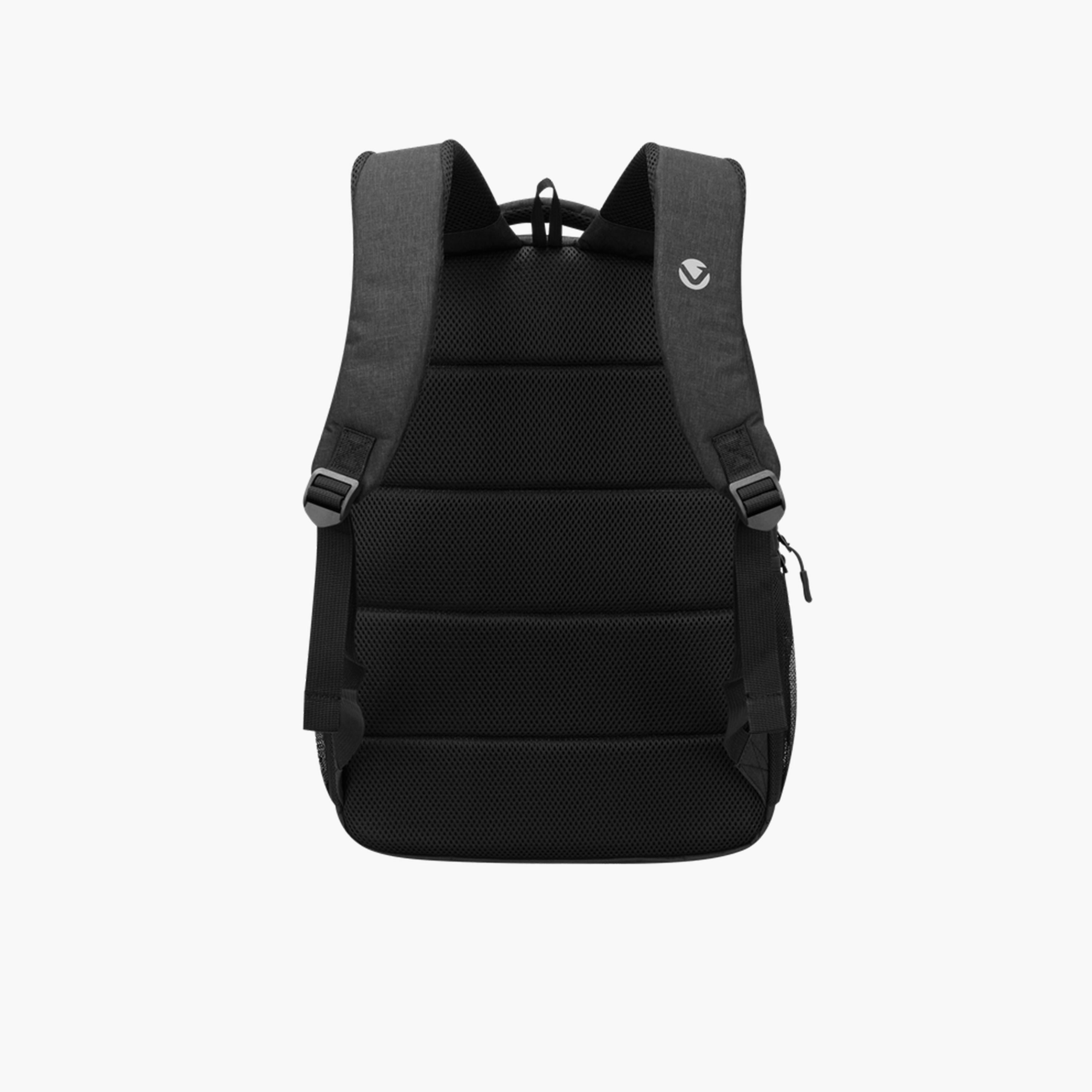 Volkano 15.6 Inches Laptop Bags Polyester Adjustable Shoulder Straps | VK-9176-BK-women-bagsandwallets-backpacks-image-4