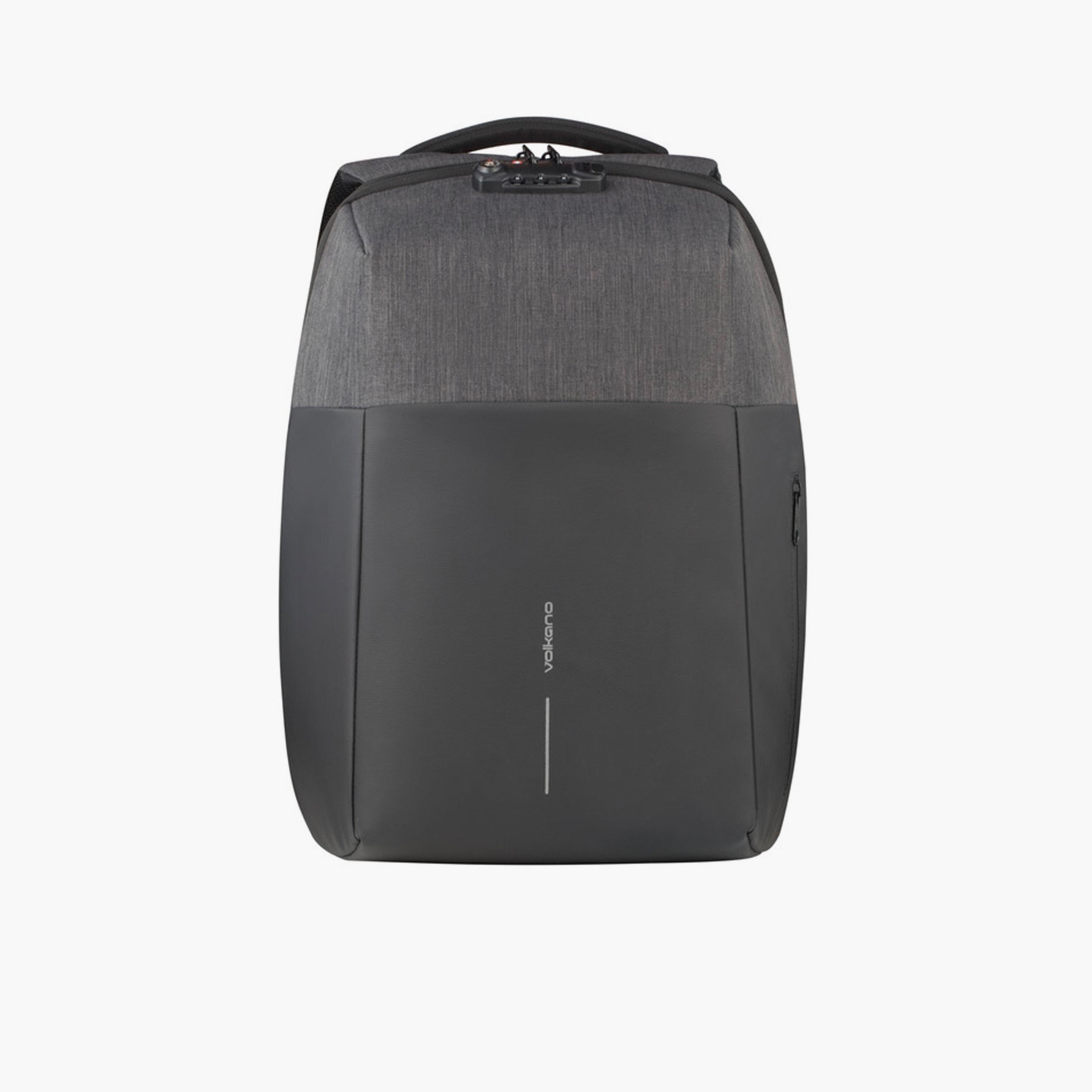 Volkano 15.6 Inches Laptop Bags Polyester Adjustable Shoulder Straps | VK-7081-BKCH-women-bagsandwallets-backpacks-image-1
