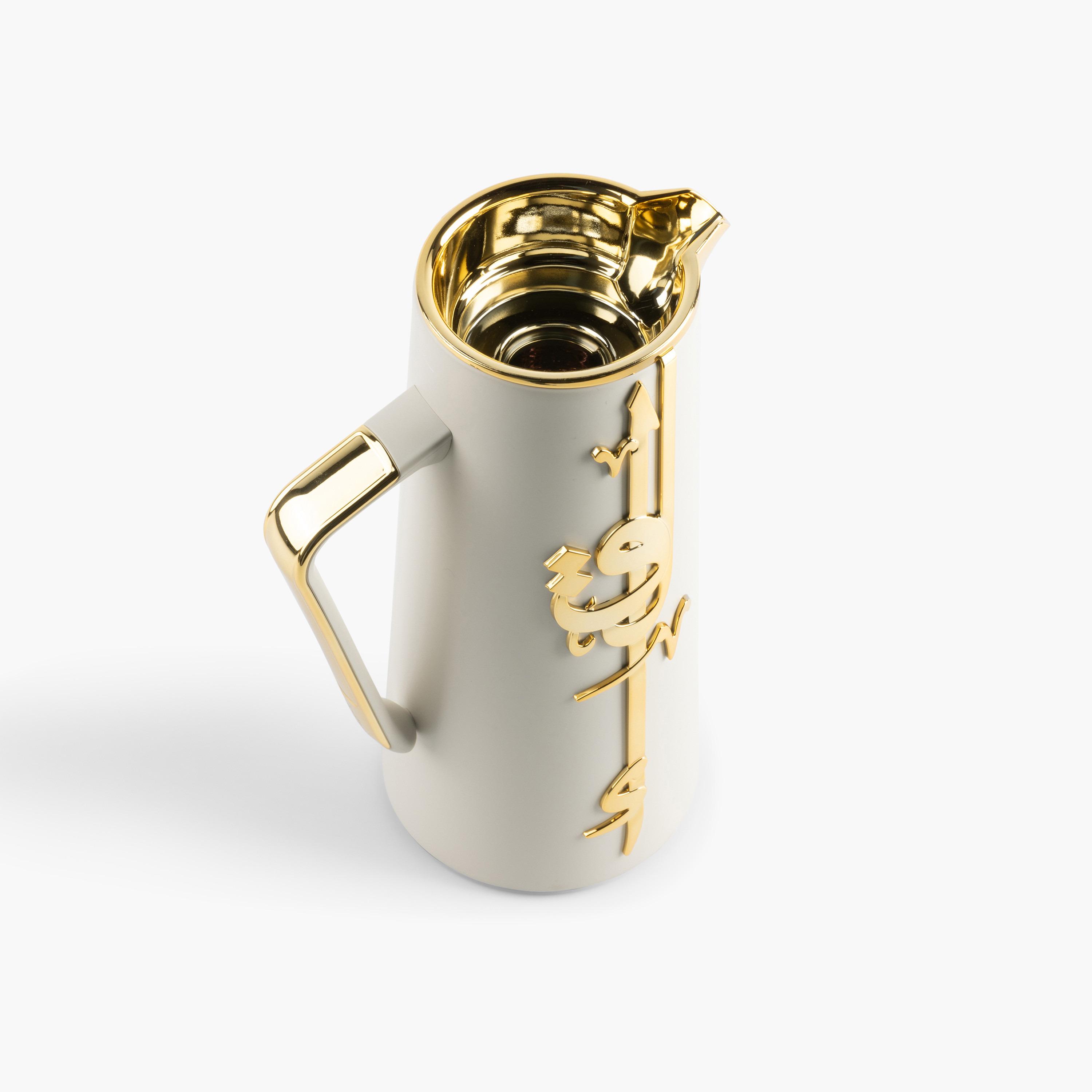 Lqaa Calligraphy Detail Vacuum Flask - 1 L-household-dining-teaandcoffee-vacuumflaskscoffeeandteapots-image-4