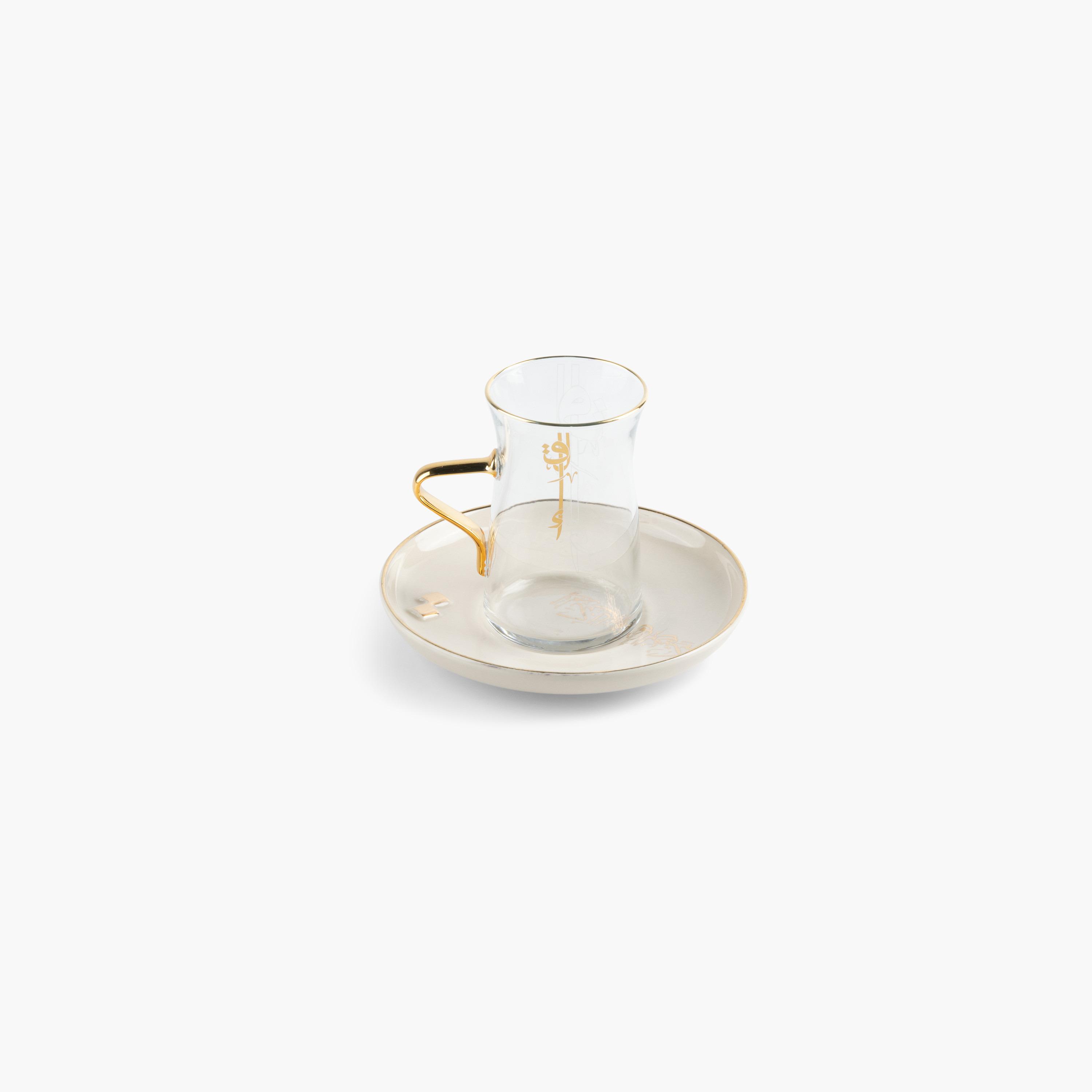 طقم فناجين شاي وصحون 19 قطعة لقاء من أوتانتيك-household-dining-teaandcoffee-teaandcoffeesets-image-5