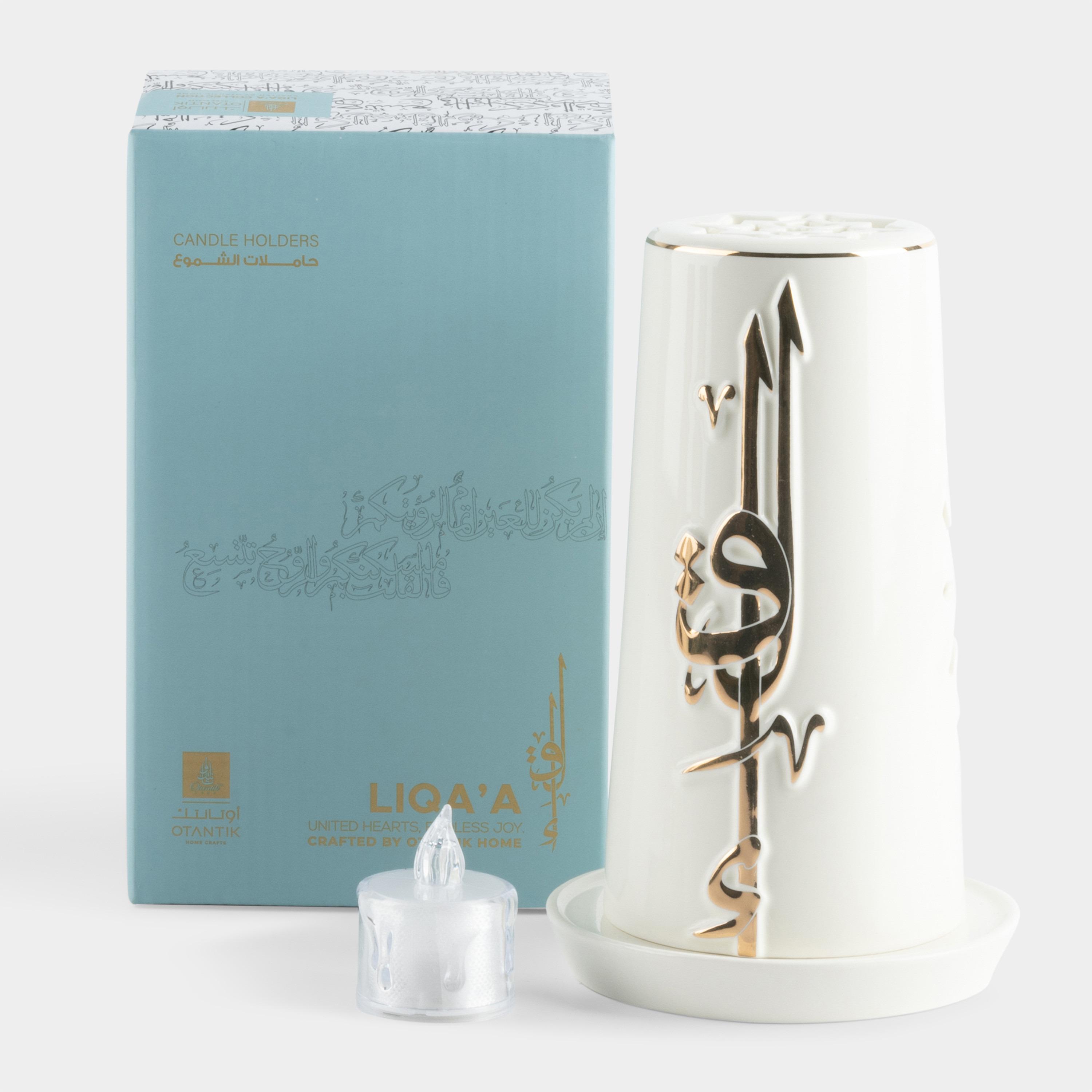 طقم شمعة إلكترونية وحامل لقاء من أوتانتيك-household-homefragrance-candles-image-2