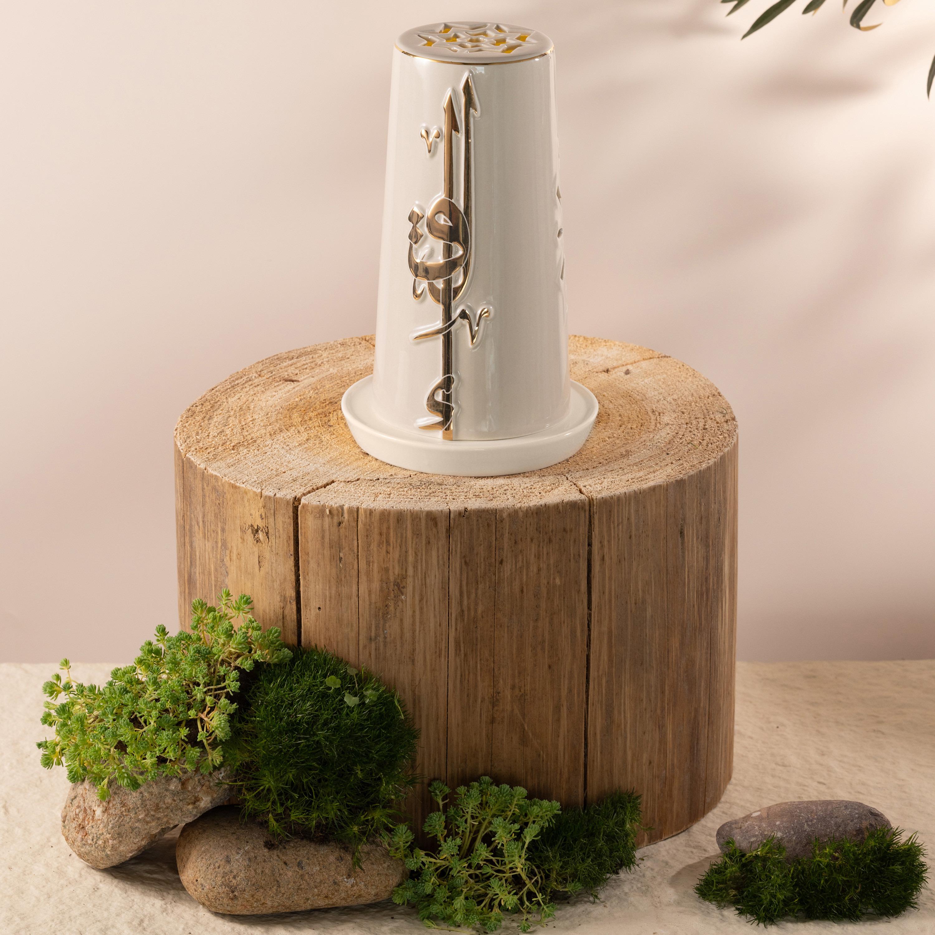 Lqaa Electronic Candle and Holder Set - 20 cms-household-homefragrance-candles-image-1