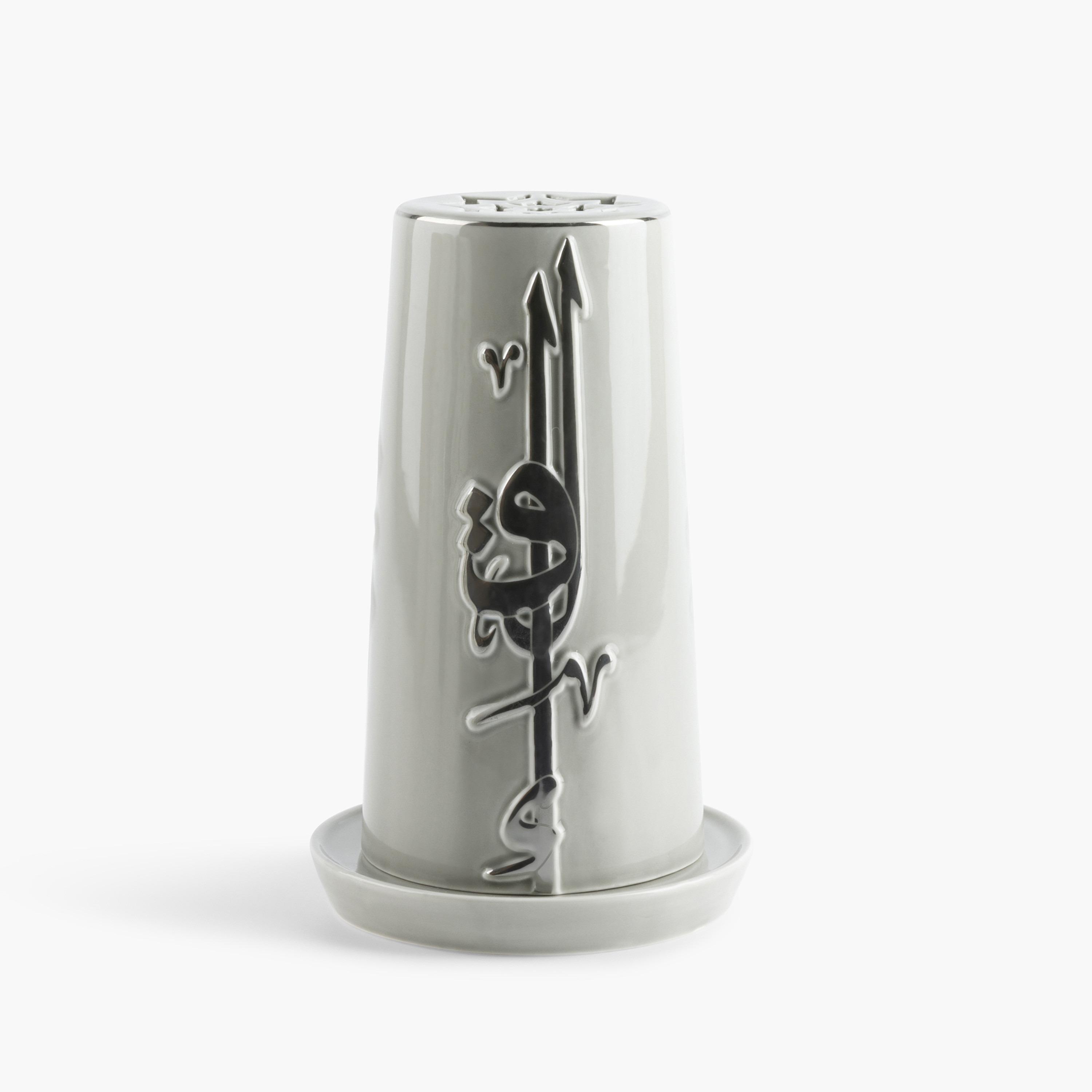 Lqaa Electronic Candle and Porcelain Holder Set - 20 cms-household-homefragrance-candles-image-3