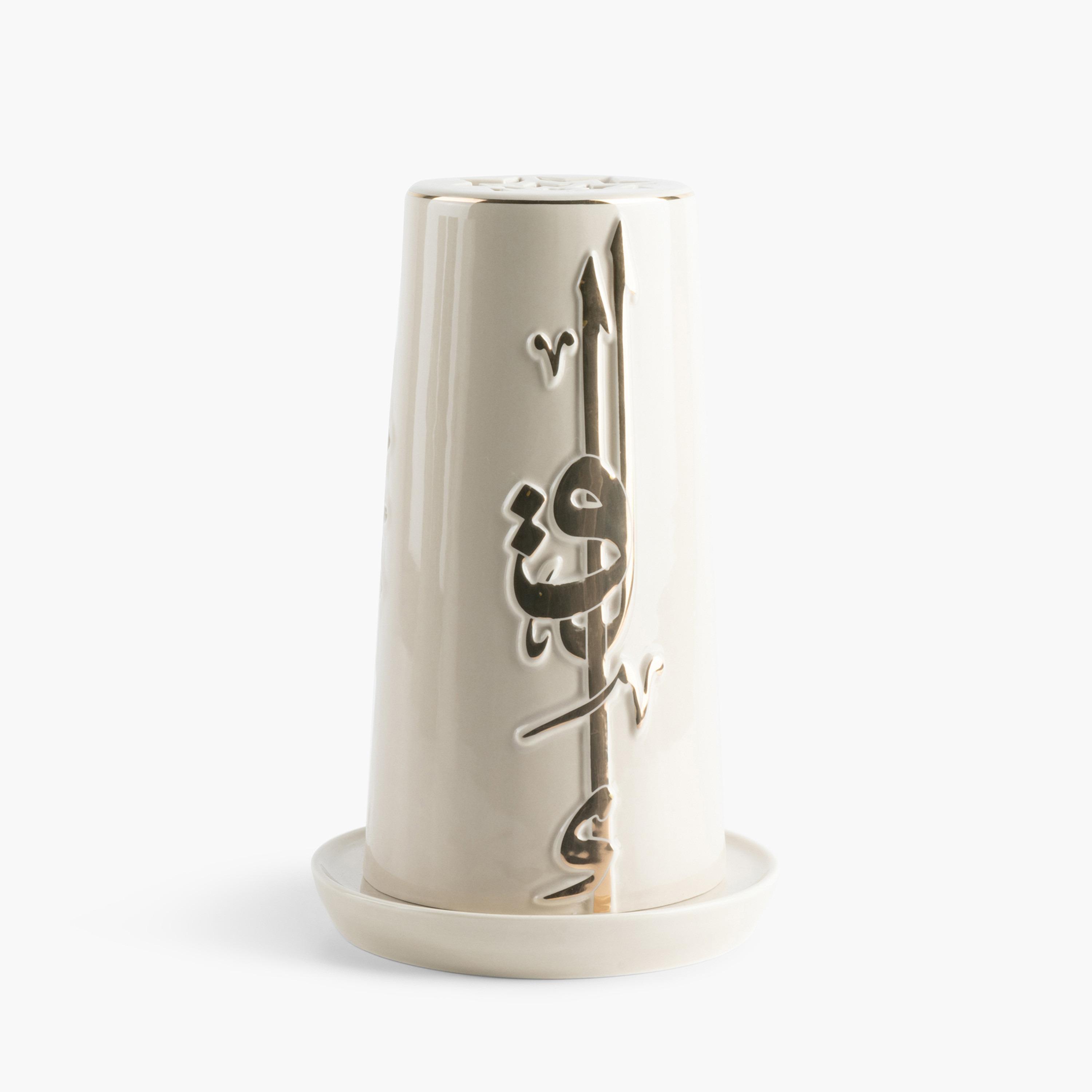 Lqaa Electronic Candle and Porcelain Holder Set-household-homefragrance-candles-image-3