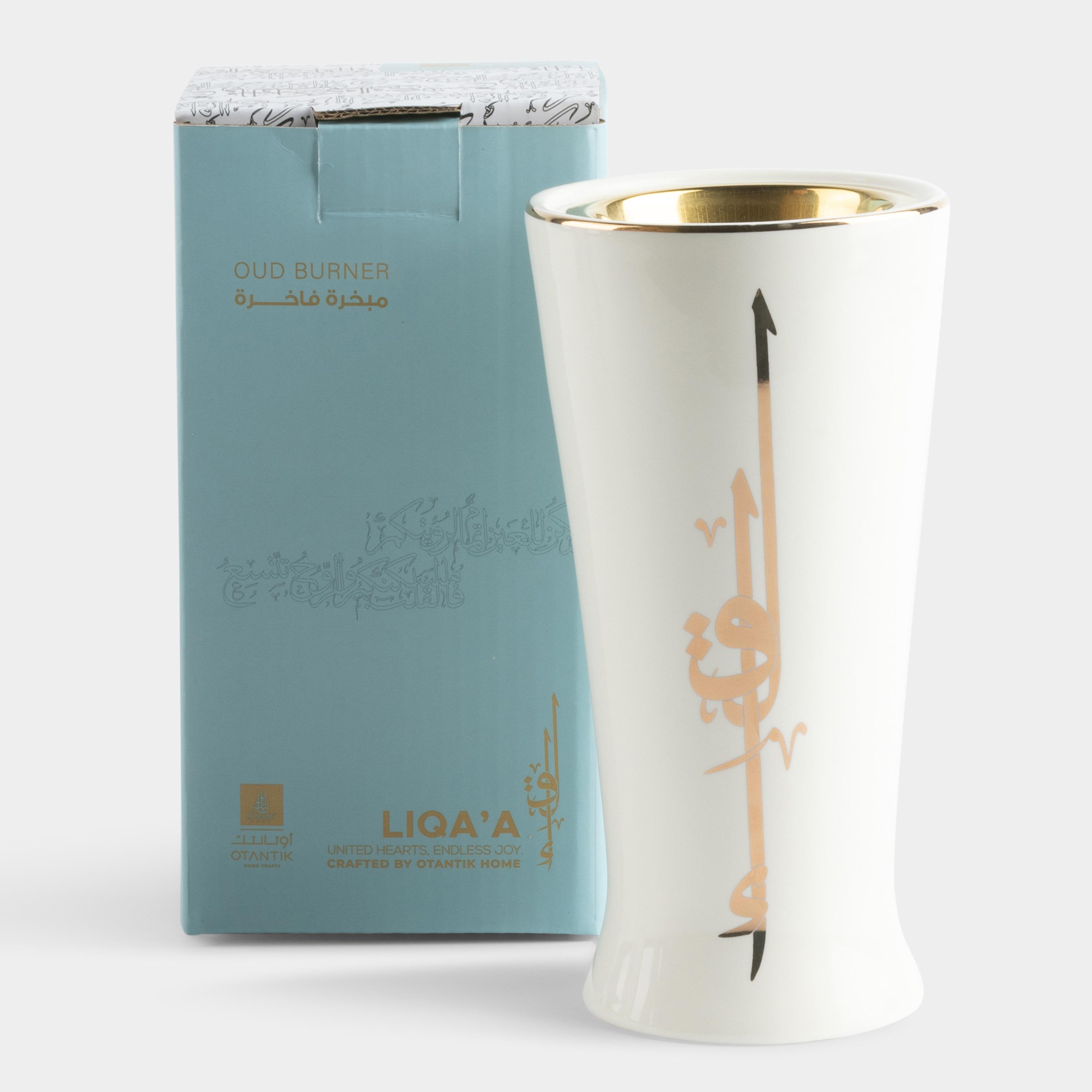 Lqaa Porcelain Incense Burner - 9x9x18 cms-household-homefragrance-burners-image-2
