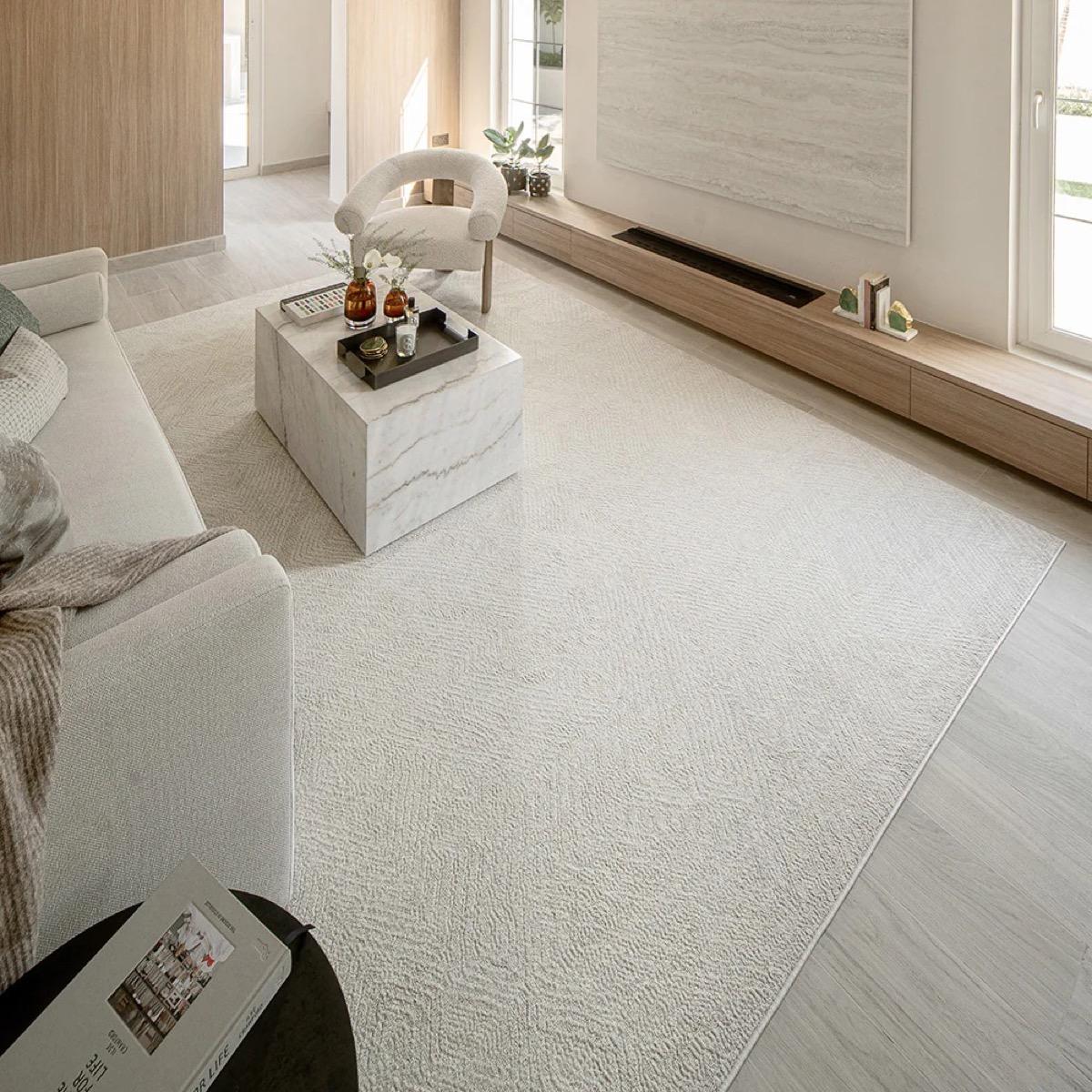 Marco Sandy Fuzzy Rug - 400x600 cm