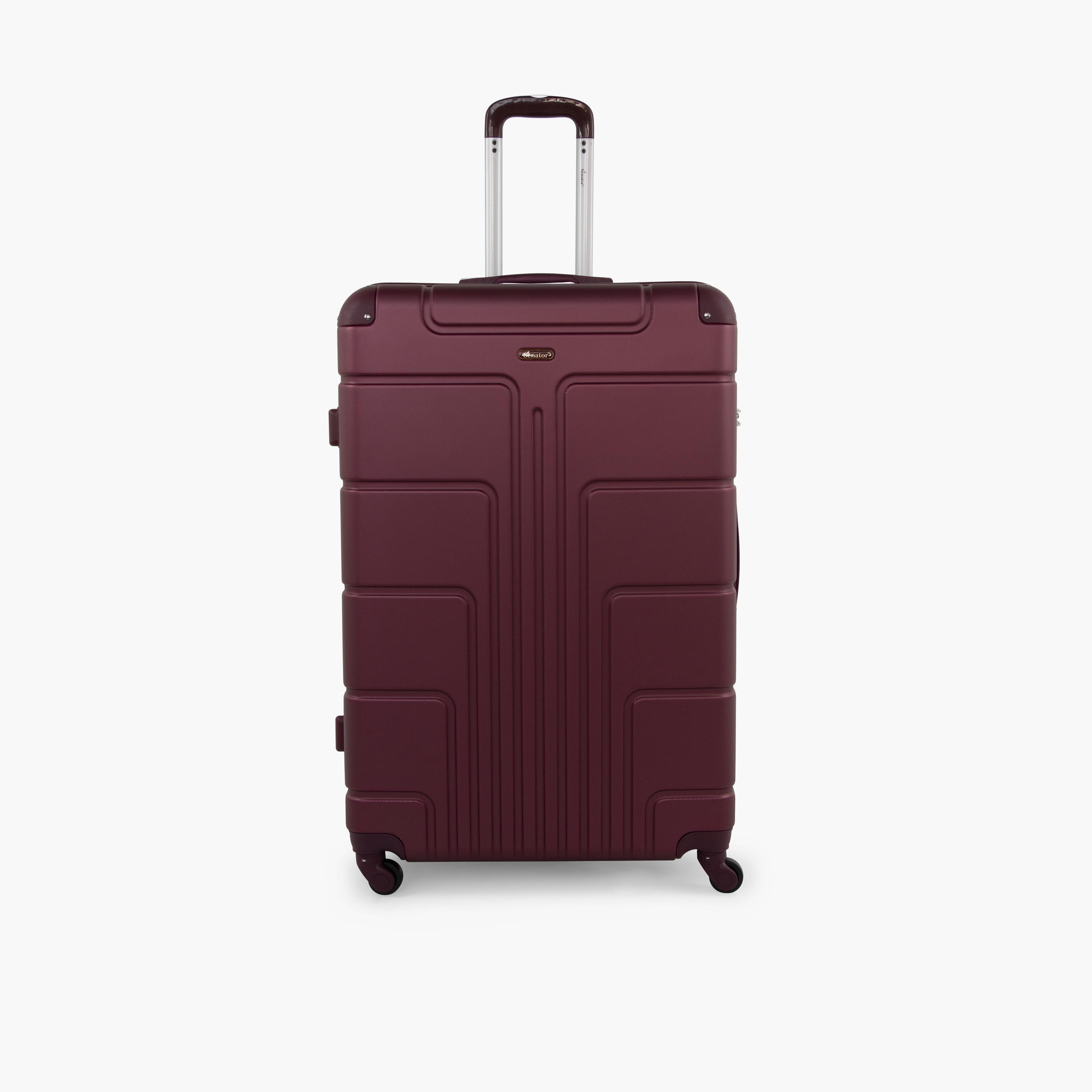 Senator 55 CM Small Cabin ABS Hard Sided 4-Wheeler Spinner Trolley Bag with Combination Lock-travel-luggagesandbags-luggage-image-5