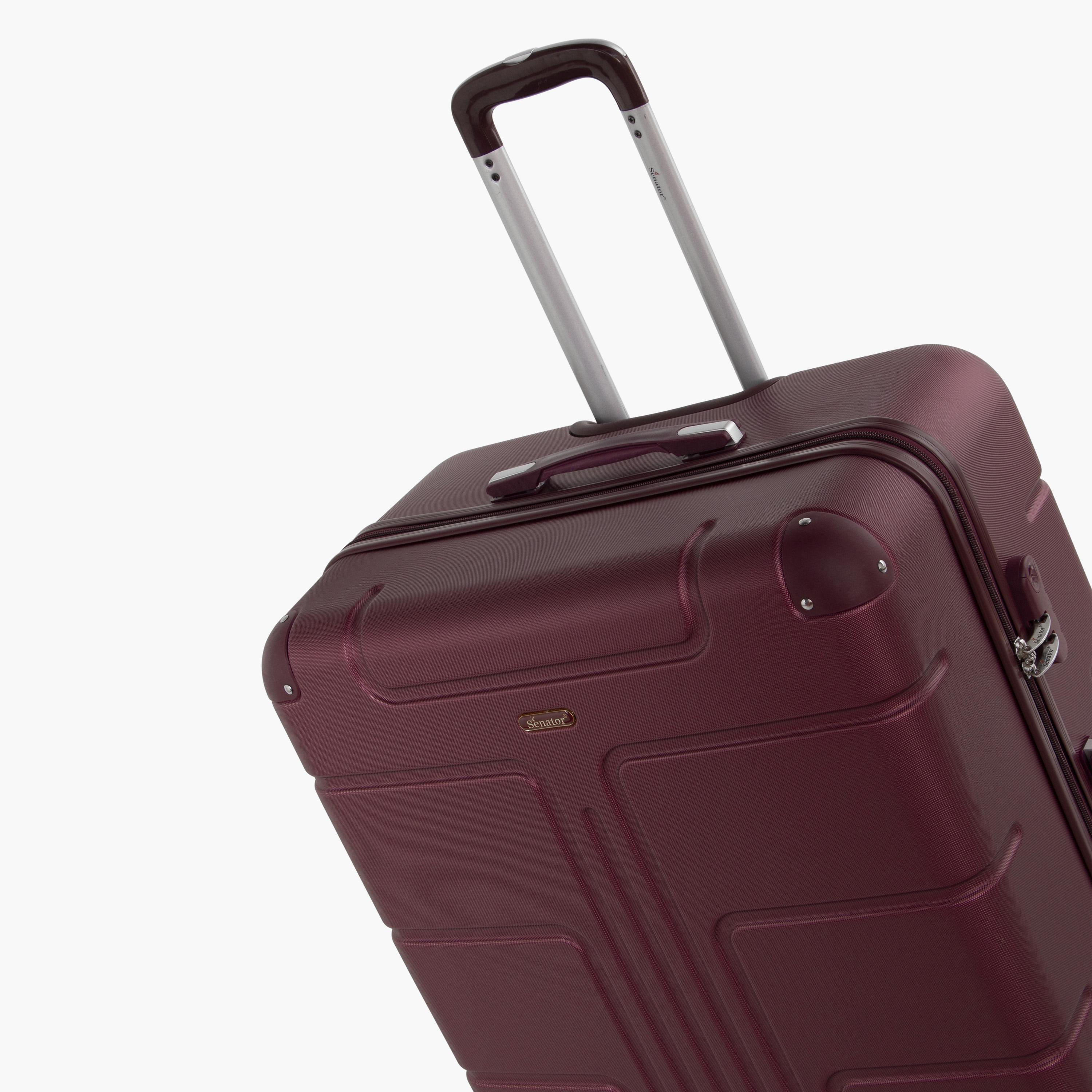 Senator 55 CM Small Cabin ABS Hard Sided 4-Wheeler Spinner Trolley Bag with Combination Lock-travel-luggagesandbags-luggage-image-8
