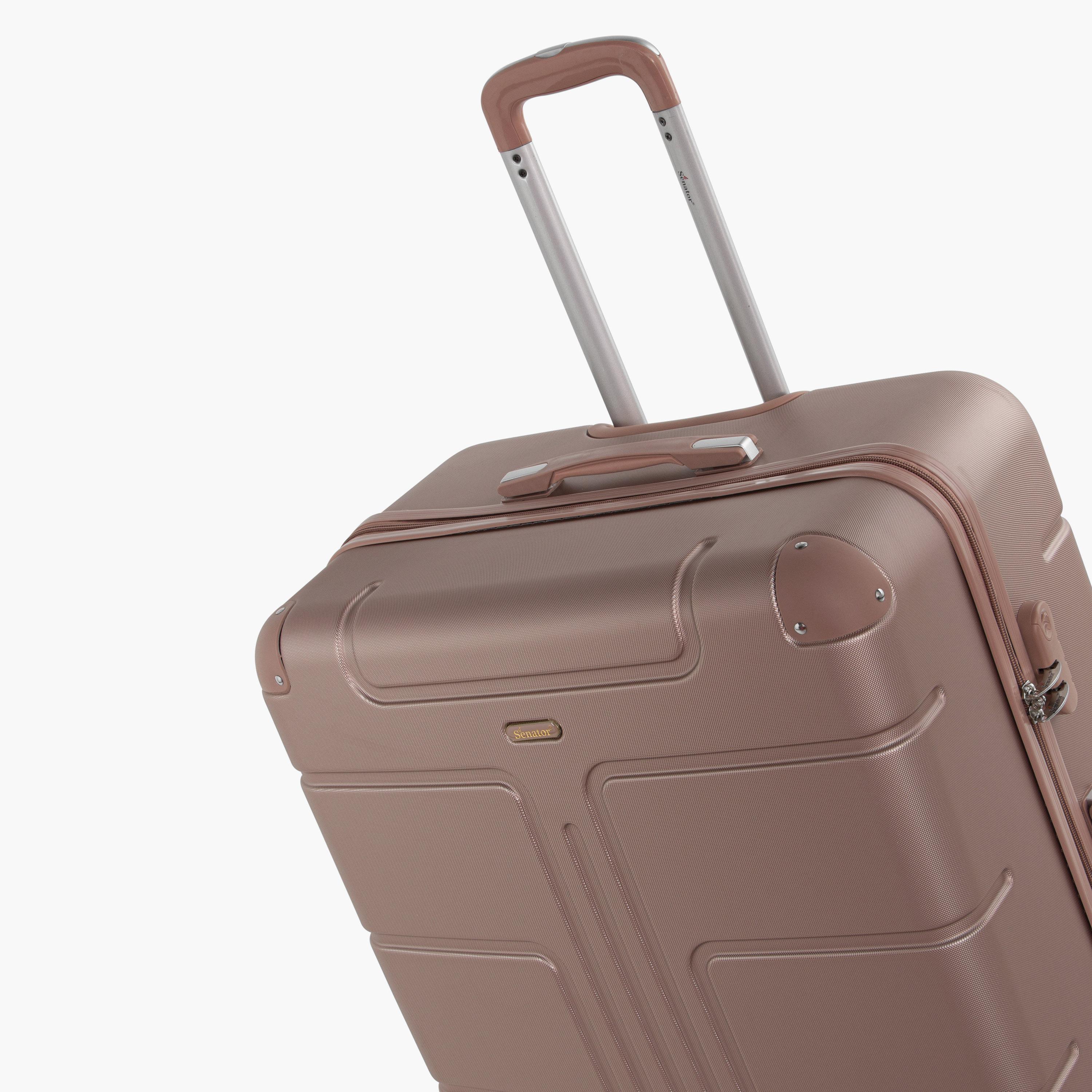 Senator 55 CM Small Cabin ABS Hard Sided 4-Wheeler Spinner Trolley Bag with Combination Lock-travel-luggagesandbags-luggage-image-8