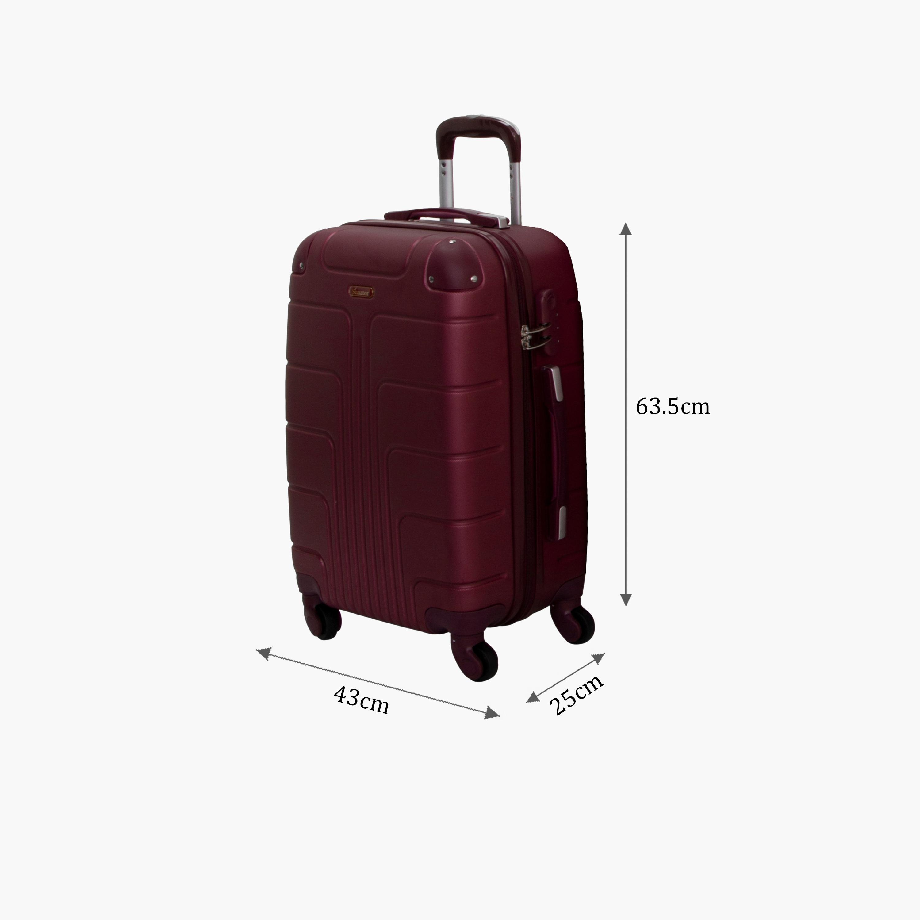 سيناتور- شنطة بأربع عجلات دوارة حجم متوسط 63 سم جوانب صلبة من ABS مع قفل مدمج-travel-luggagesandbags-luggage-image-2