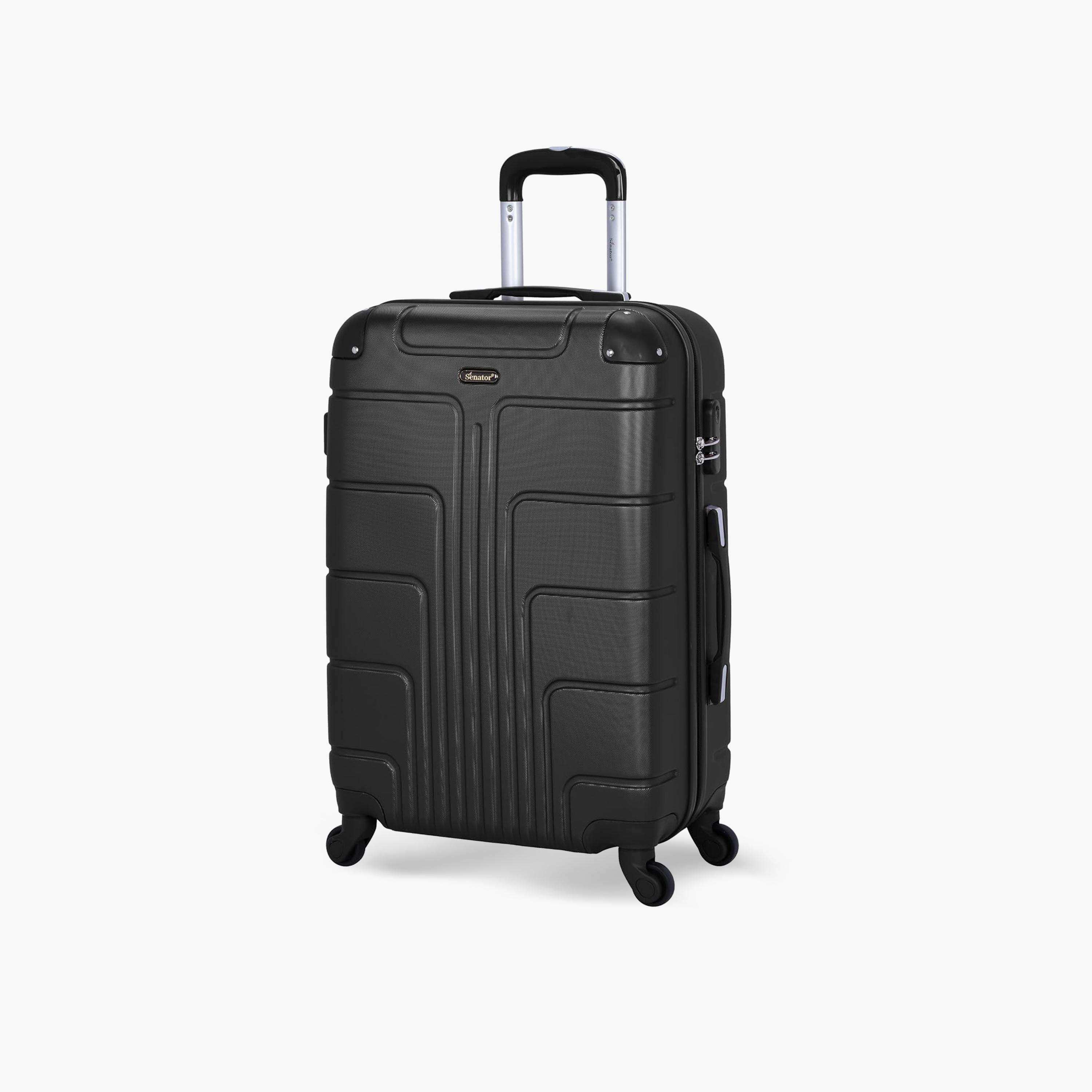 Senator 63.5 CM Medium Check-in ABS Hard Sided 4-Wheeler Spinner Trolley Bag with Combination Lock-travel-luggagesandbags-luggage-image-1