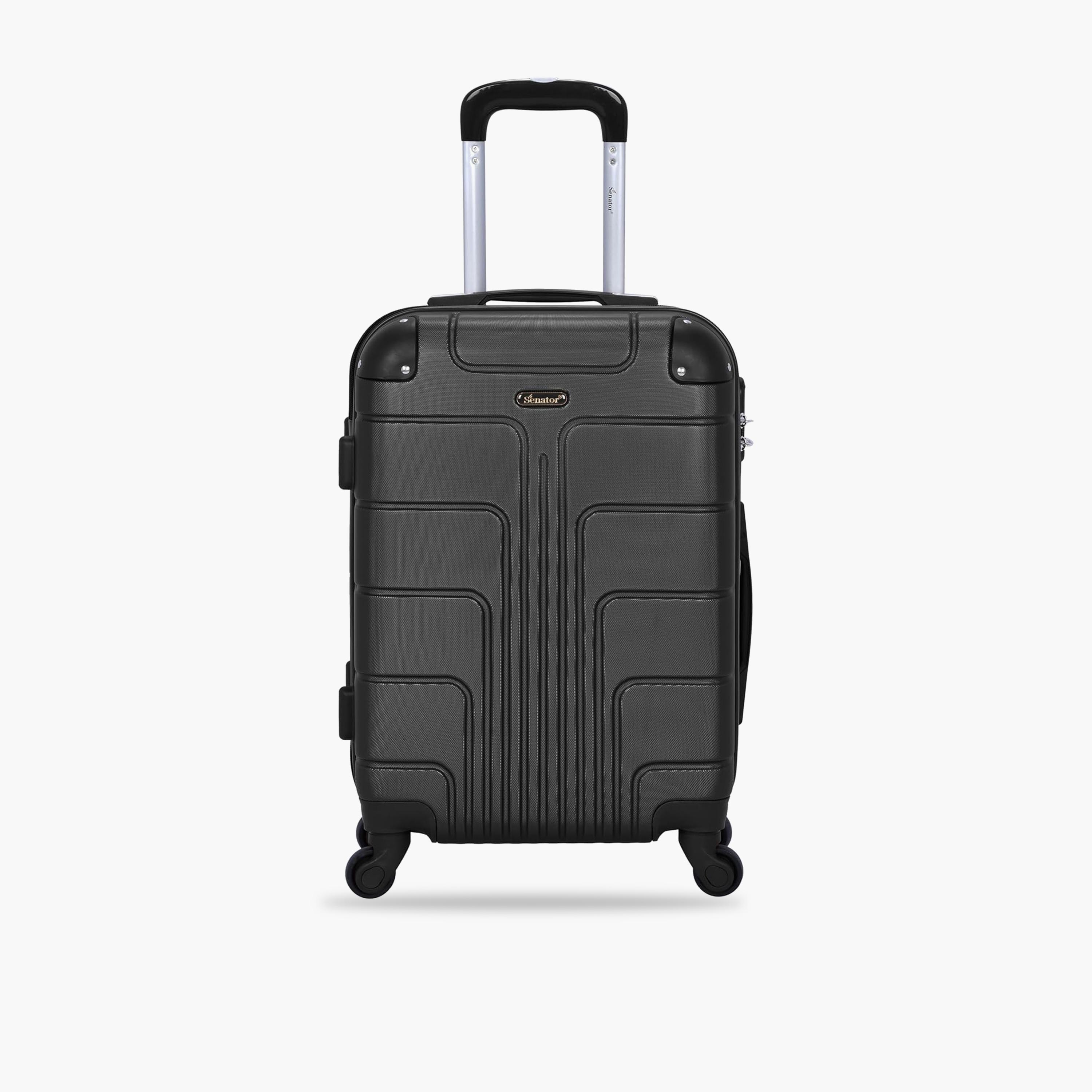 Senator 63.5 CM Medium Check-in ABS Hard Sided 4-Wheeler Spinner Trolley Bag with Combination Lock-travel-luggagesandbags-luggage-image-4