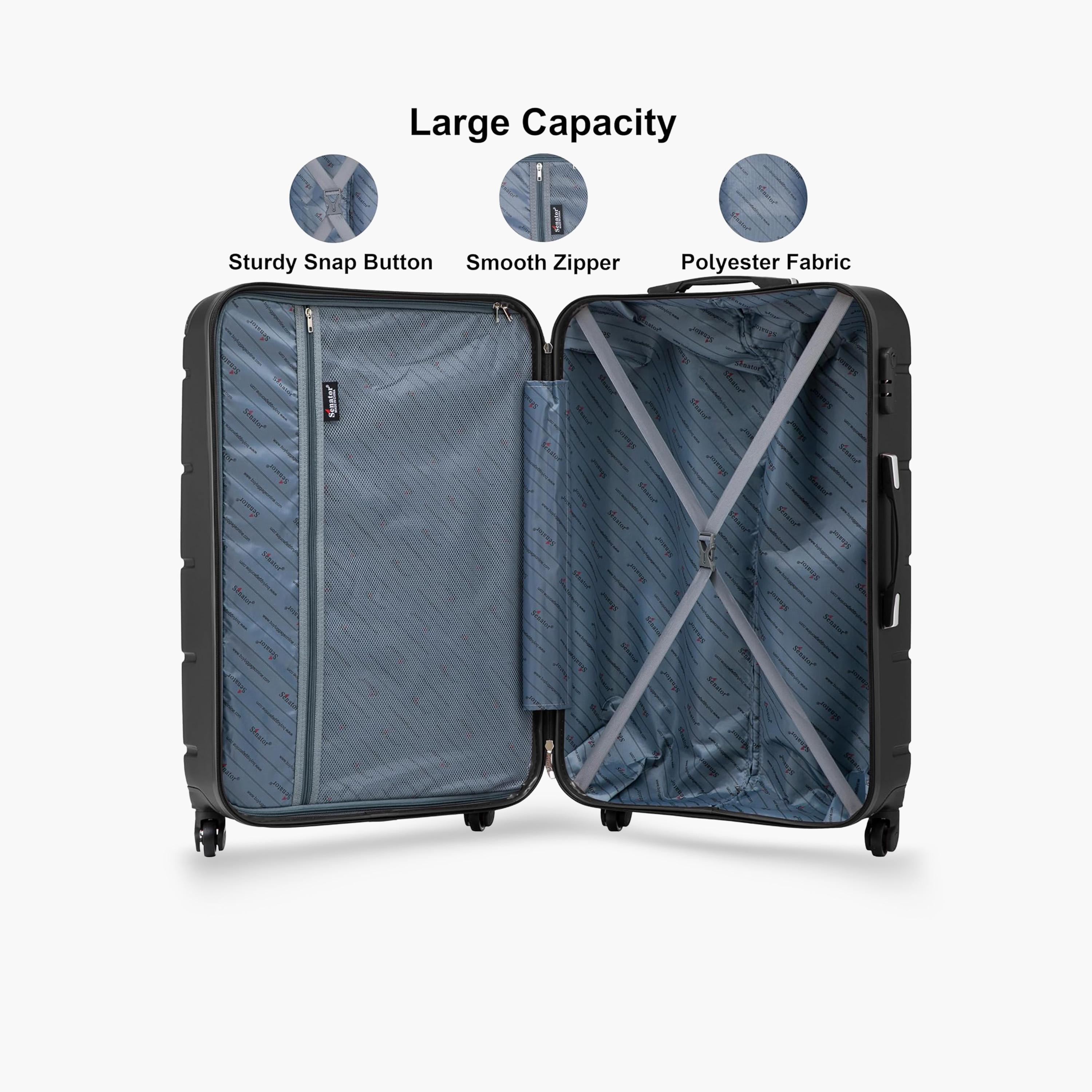 Senator 63.5 CM Medium Check-in ABS Hard Sided 4-Wheeler Spinner Trolley Bag with Combination Lock-travel-luggagesandbags-luggage-image-7