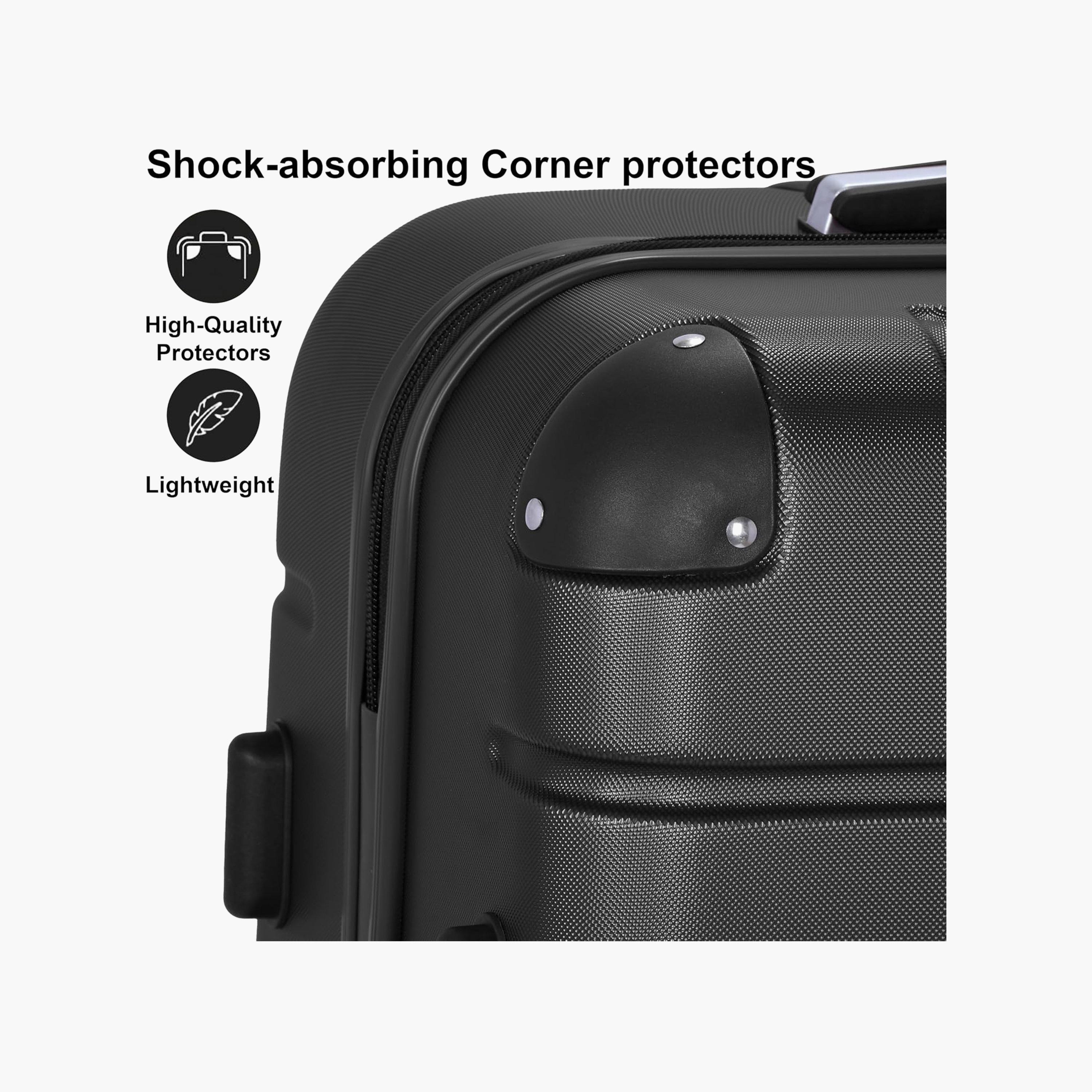 Senator 63.5 CM Medium Check-in ABS Hard Sided 4-Wheeler Spinner Trolley Bag with Combination Lock-travel-luggagesandbags-luggage-image-8