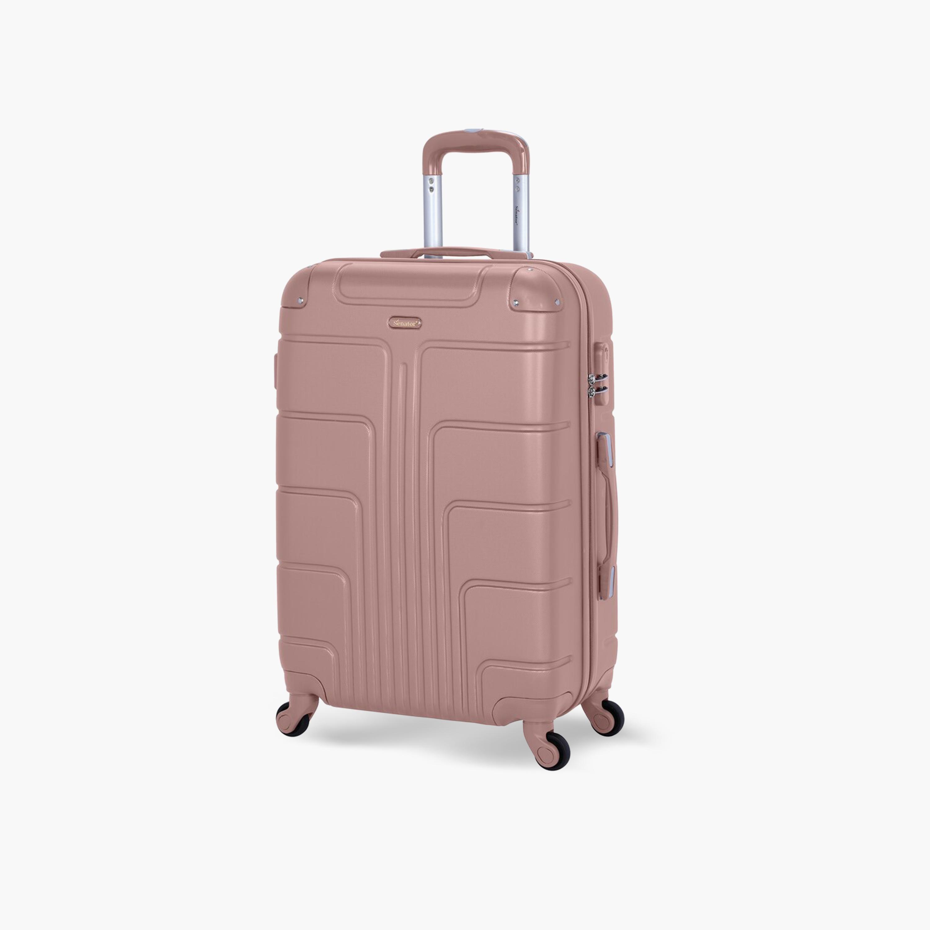 Senator 63.5 CM Medium Check-in ABS Hard Sided 4-Wheeler Spinner Trolley Bag with Combination Lock-travel-luggagesandbags-luggage-image-1