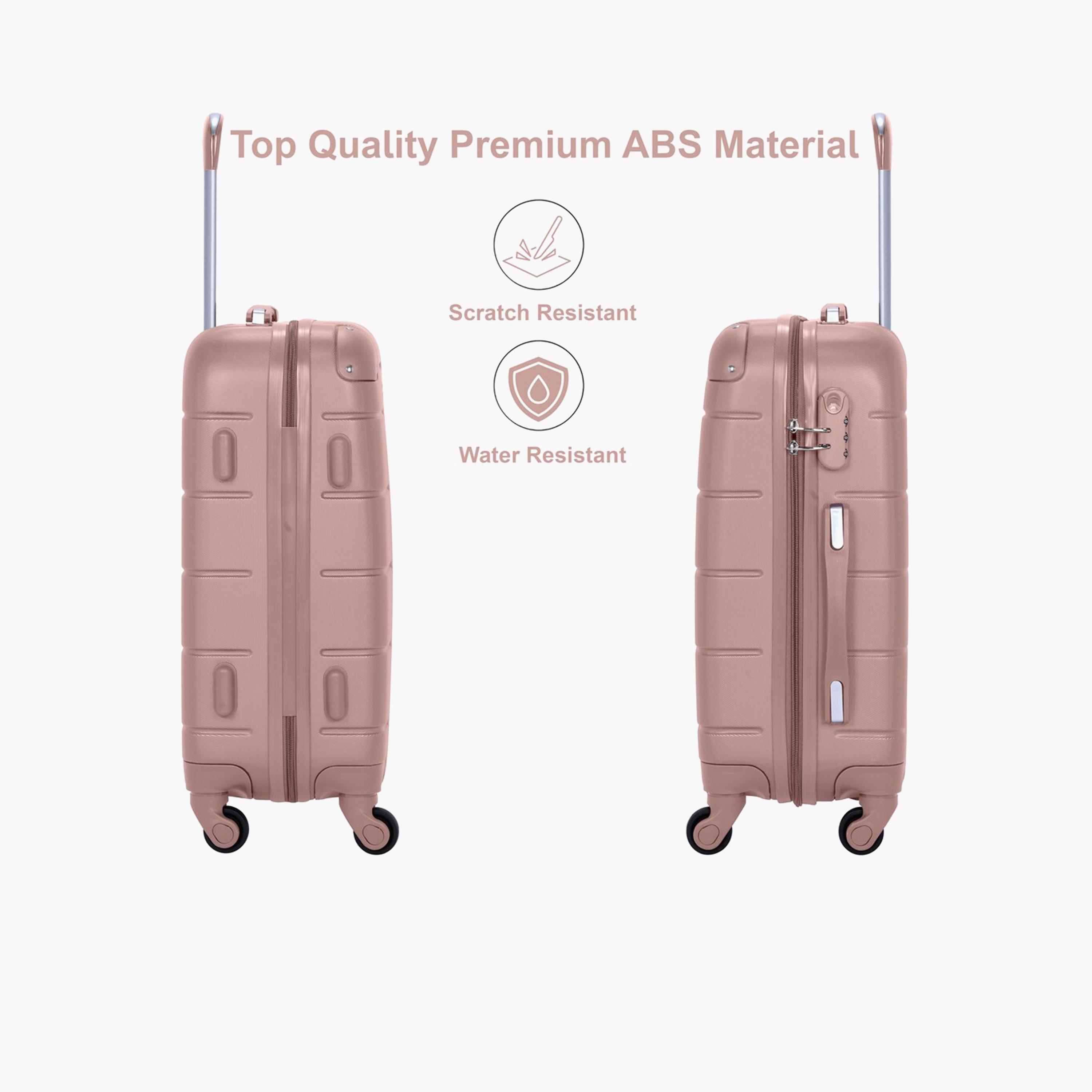 Senator 63.5 CM Medium Check-in ABS Hard Sided 4-Wheeler Spinner Trolley Bag with Combination Lock-travel-luggagesandbags-luggage-image-7