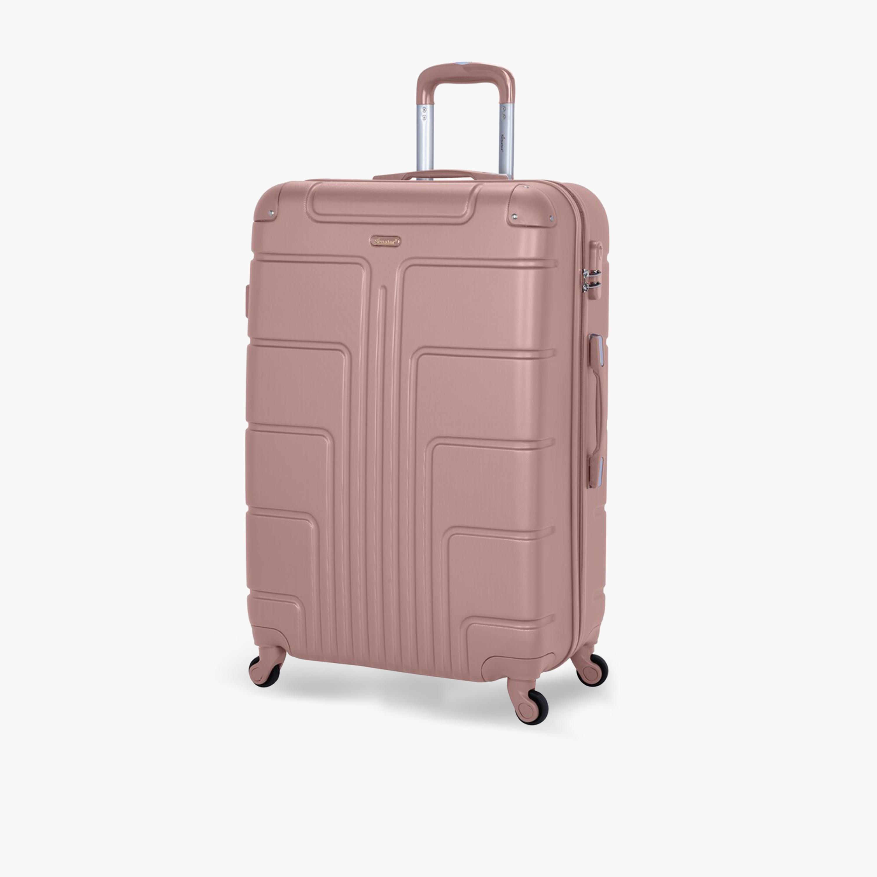 Senator 74 CM Large Check-in ABS Hard Sided 4-Wheeler Spinner Trolley Bag with Combination Lock-travel-luggagesandbags-luggage-image-1