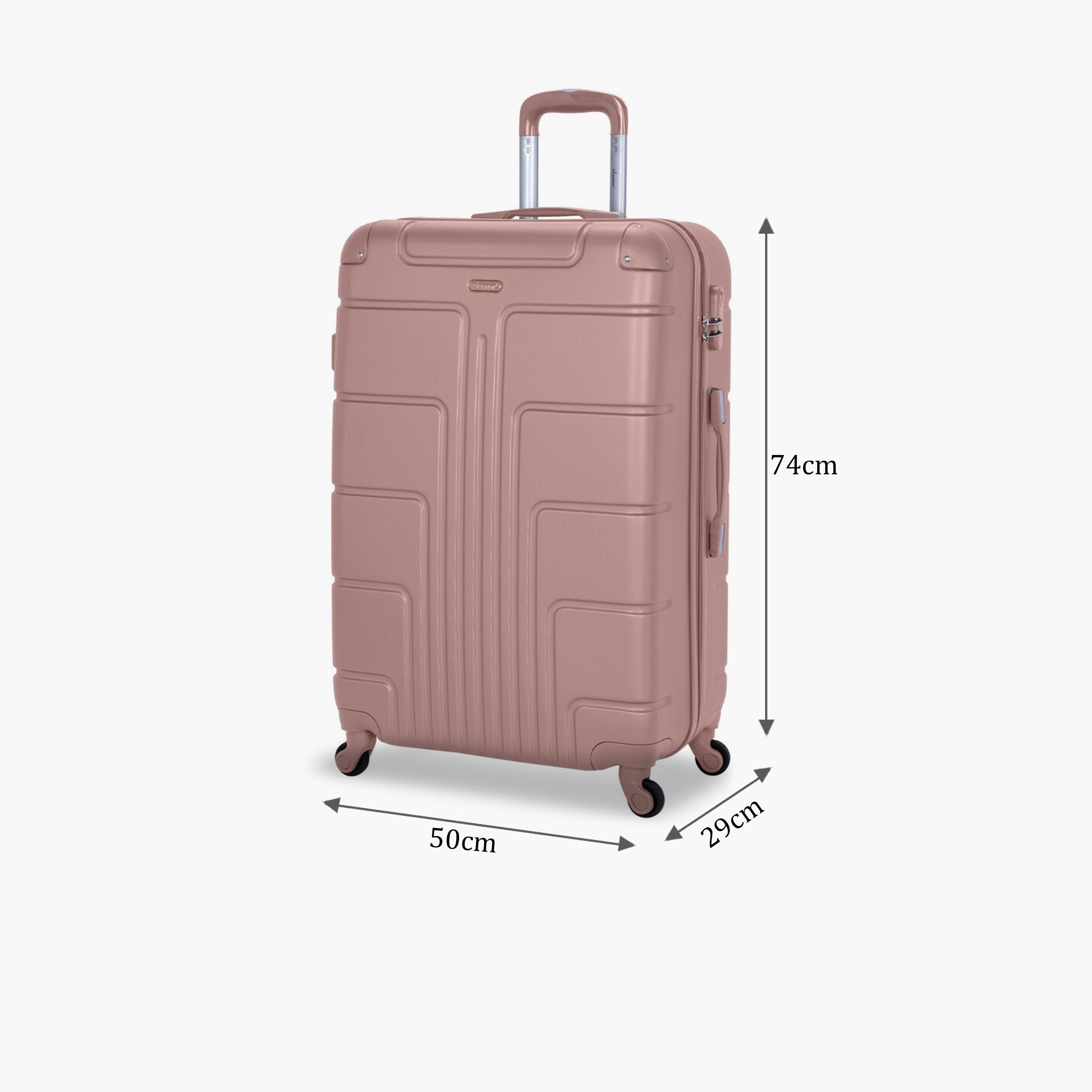 Senator 74 CM Large Check-in ABS Hard Sided 4-Wheeler Spinner Trolley Bag with Combination Lock-travel-luggagesandbags-luggage-image-2