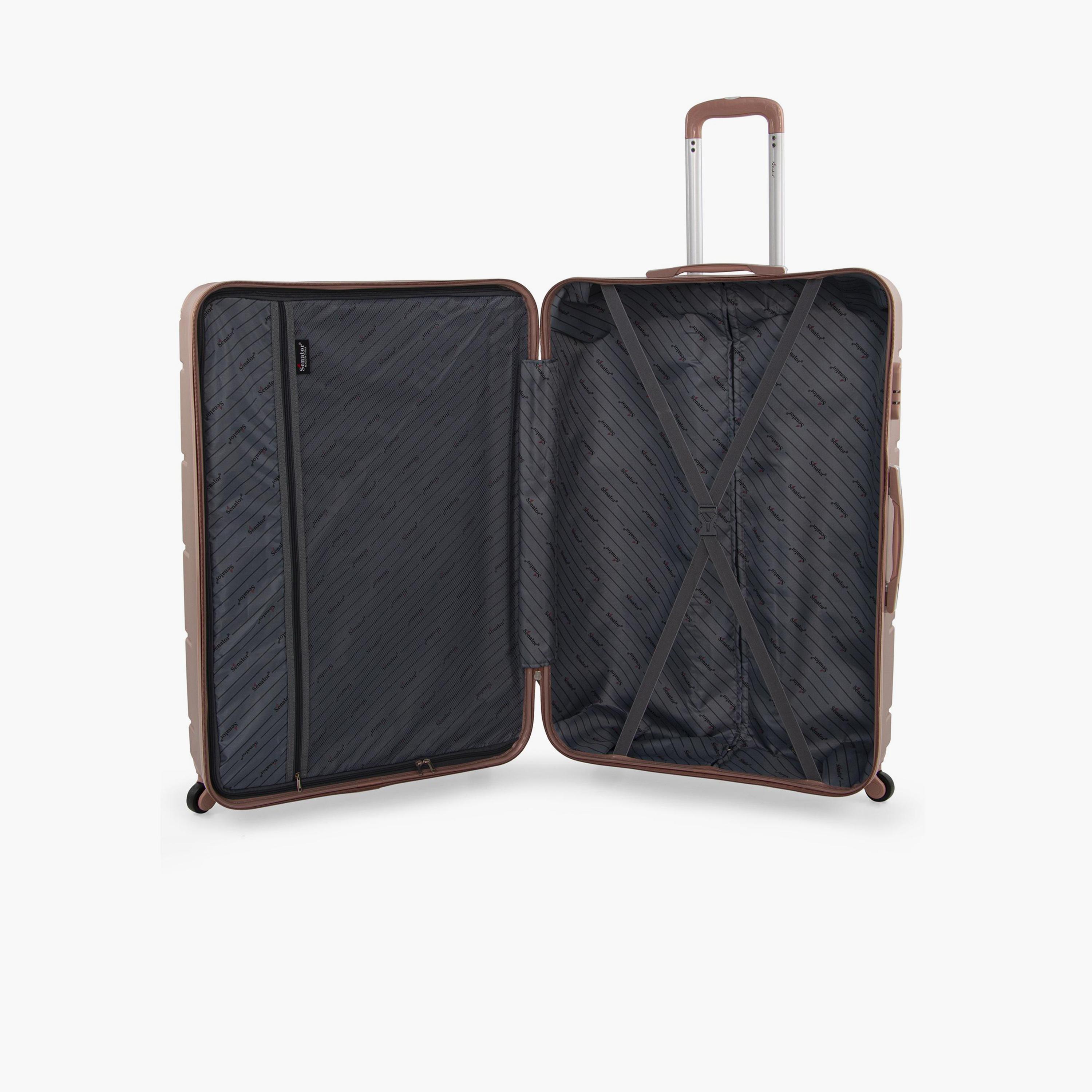 Senator 74 CM Large Check-in ABS Hard Sided 4-Wheeler Spinner Trolley Bag with Combination Lock-travel-luggagesandbags-luggage-image-4