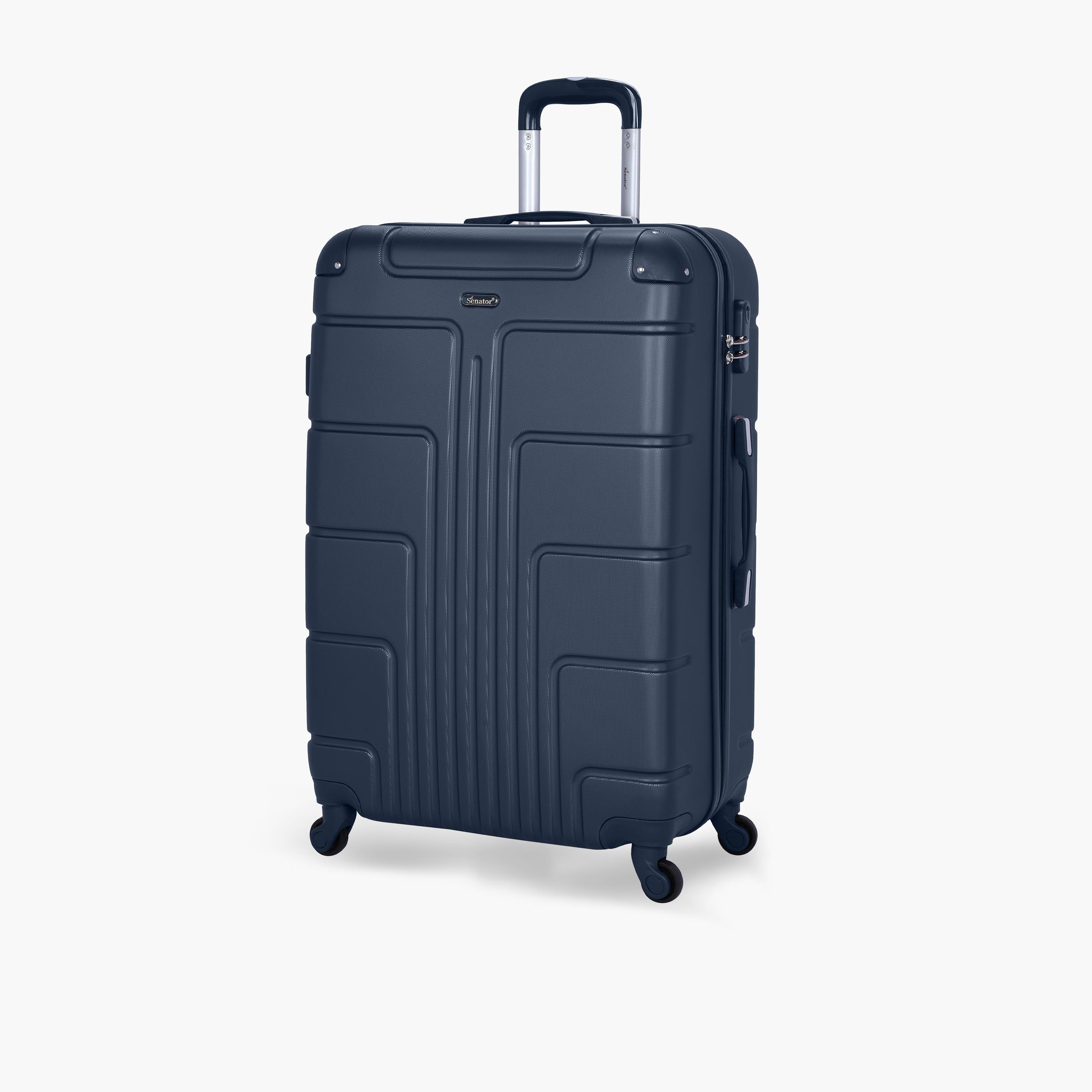 Senator 74 CM Large Check-in ABS Hard Sided 4-Wheeler Spinner Trolley Bag with Combination Lock-travel-luggagesandbags-luggage-image-1