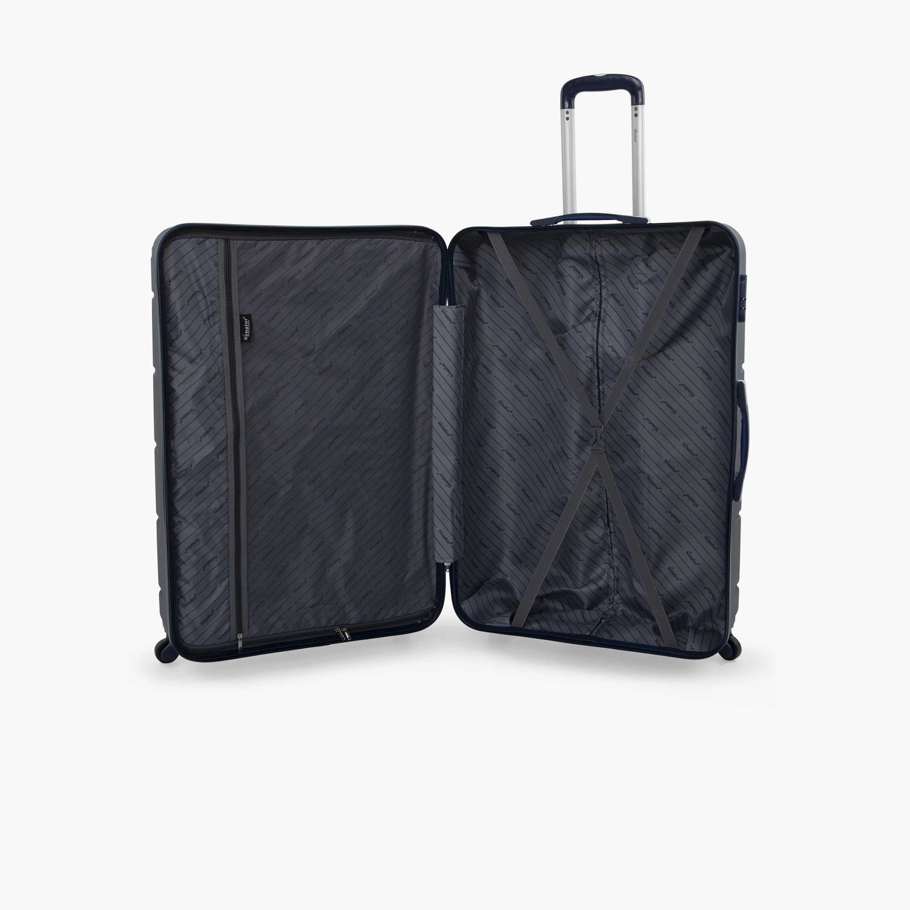 Senator 74 CM Large Check-in ABS Hard Sided 4-Wheeler Spinner Trolley Bag with Combination Lock-travel-luggagesandbags-luggage-image-4
