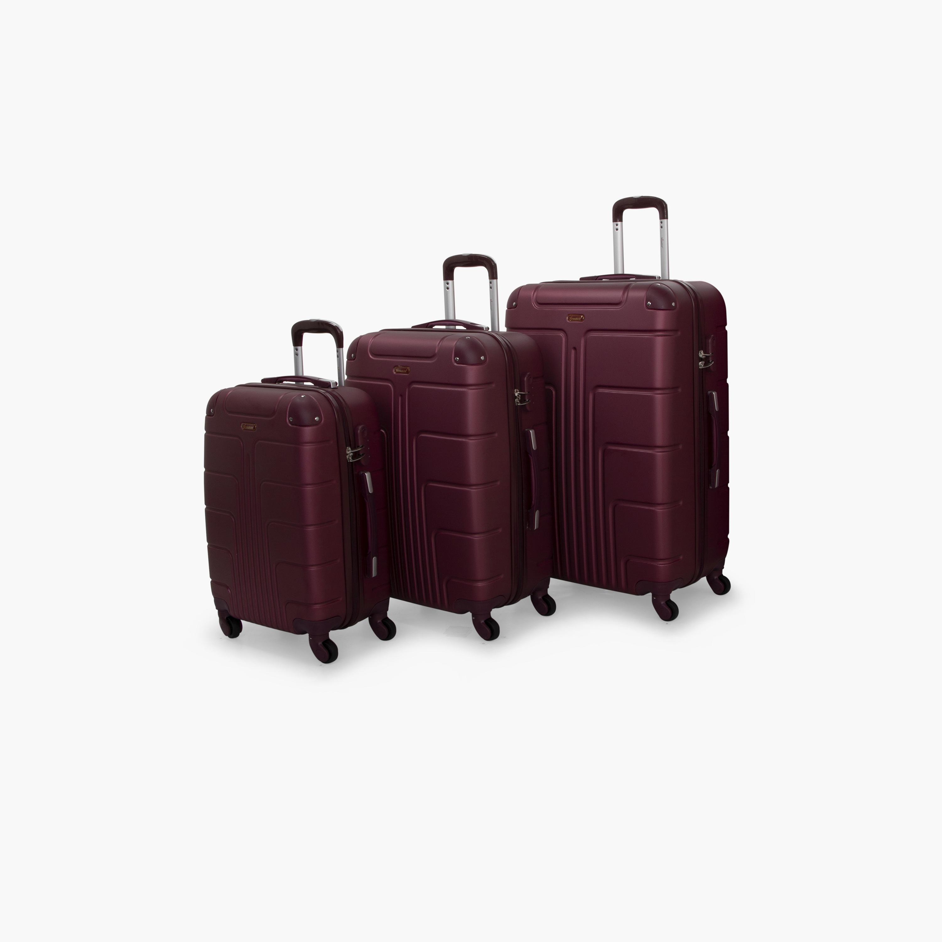 سيناتور- طقم 3 شنط بأربع عجلات دوارة جوانب صلبة من مادة ABS ومزودة بقفل مركب-travel-luggagesandbags-luggage-image-1