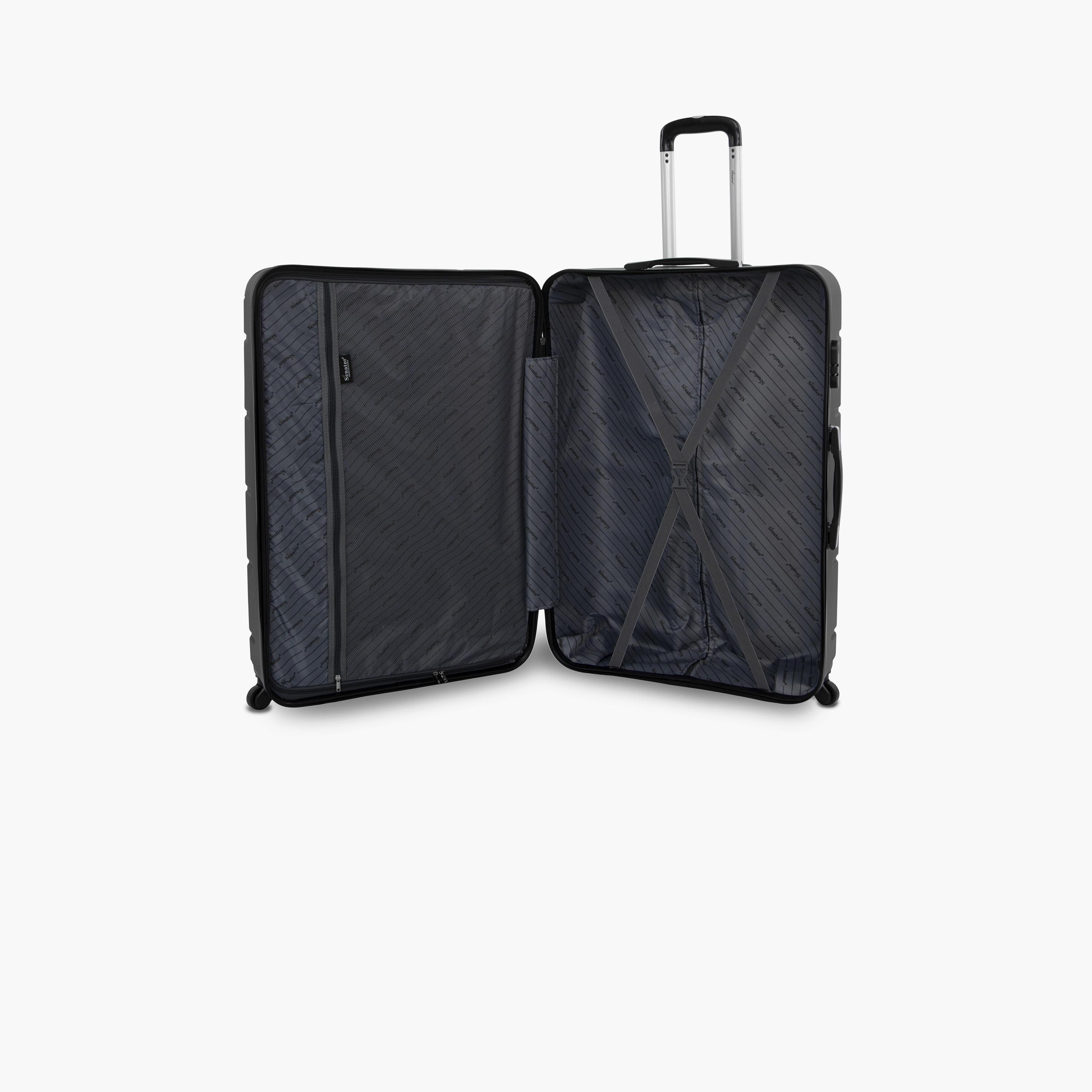 Senator Set of 3 ABS Hard Sided 4-Wheeler Spinner Trolley Bag with Combination Lock-travel-luggagesandbags-luggage-image-6
