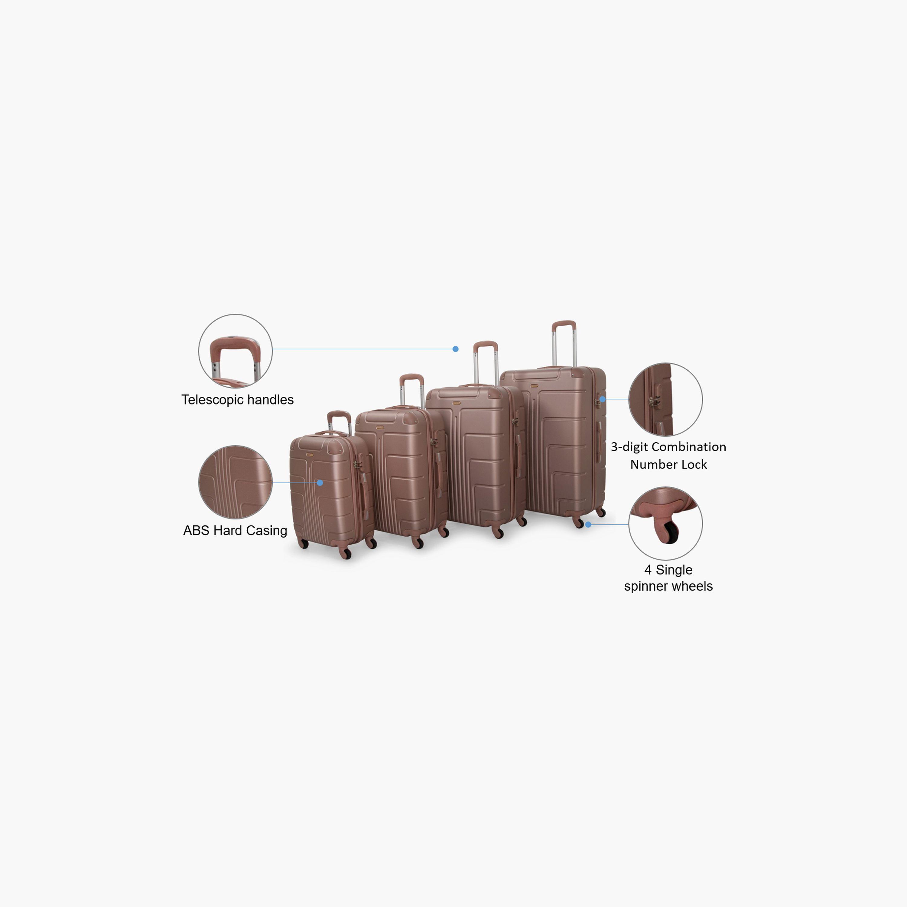 سيناتور- طقم 4 شنط بأربع عجلات دوارة جوانب صلبة من مادة ABS ومزودة بقفل مركب-travel-luggagesandbags-luggage-image-2