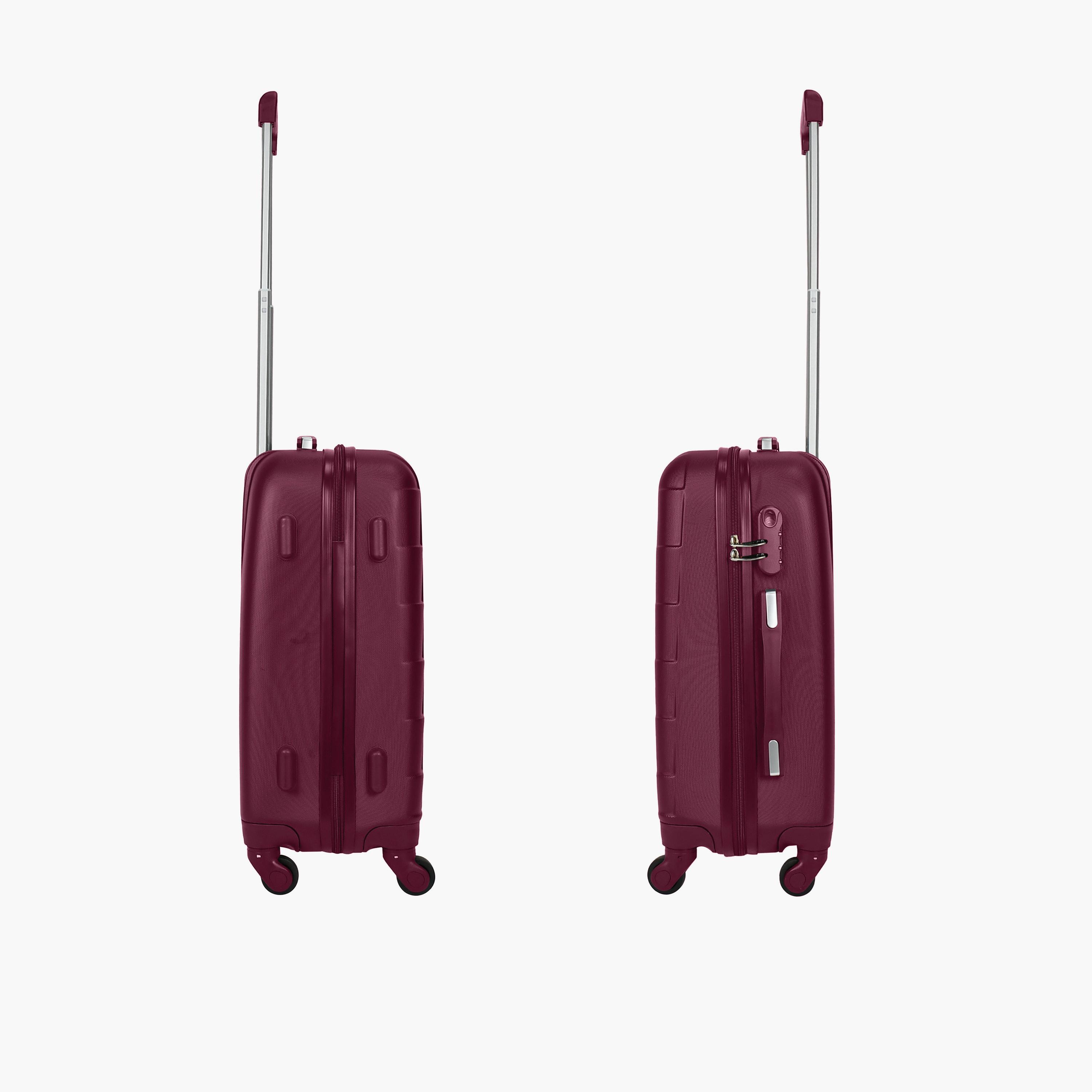 Senator 55 CM Small Cabin ABS Hard Sided 4-Wheeler Spinner Trolley Bag with Combination Lock-travel-luggagesandbags-luggage-image-9
