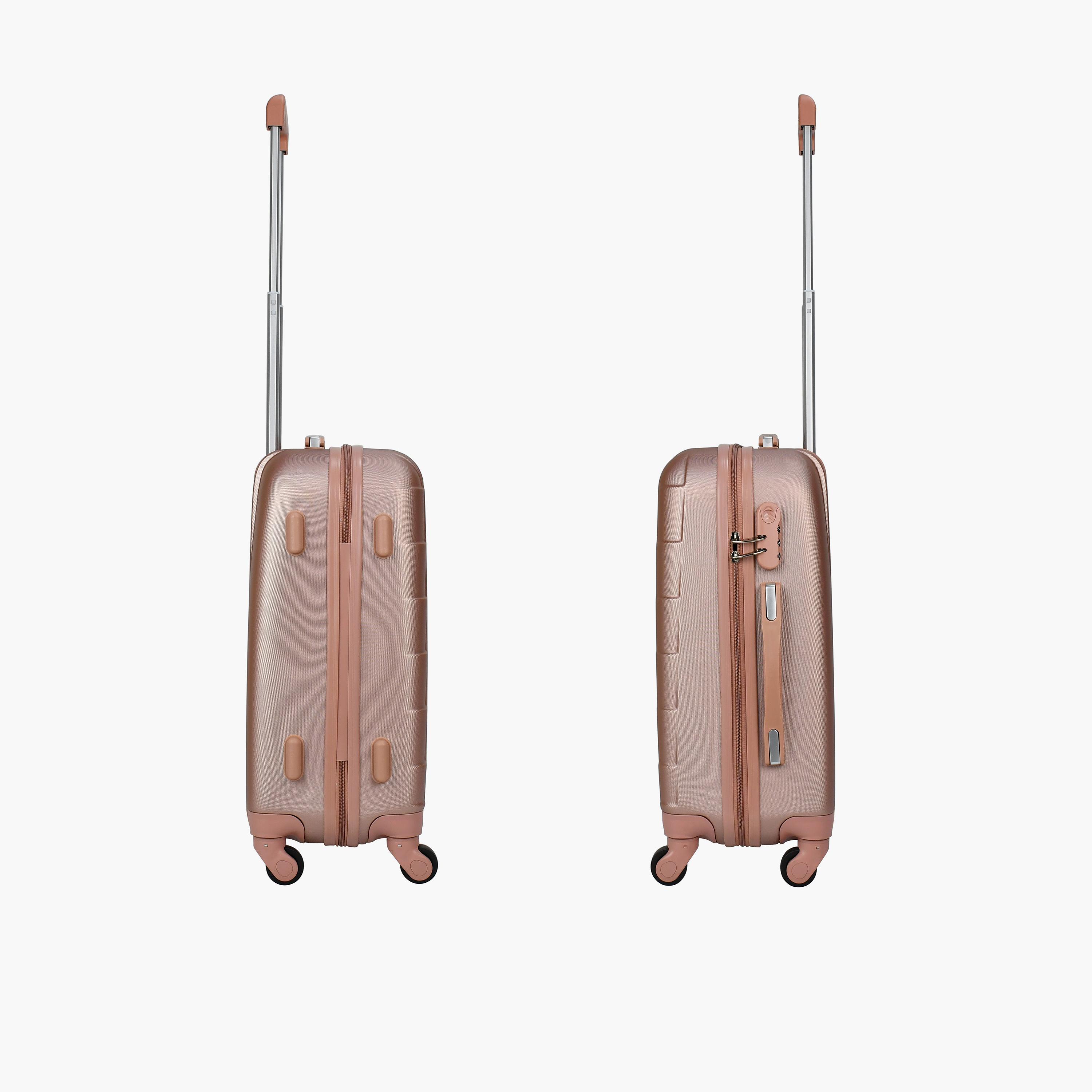 Senator 55 CM Small Cabin ABS Hard Sided 4-Wheeler Spinner Trolley Bag with Combination Lock-travel-luggagesandbags-luggage-image-9