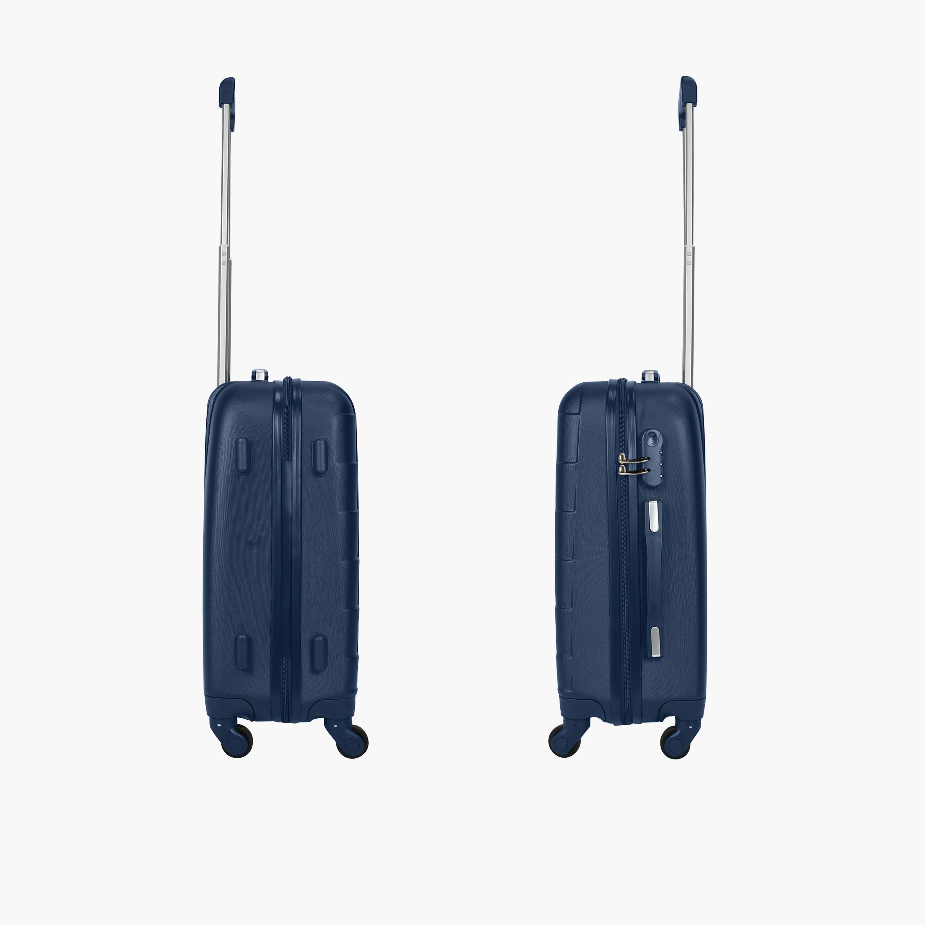 Senator 55 CM Small Cabin ABS Hard Sided 4-Wheeler Spinner Trolley Bag with Combination Lock-travel-luggagesandbags-luggage-image-9