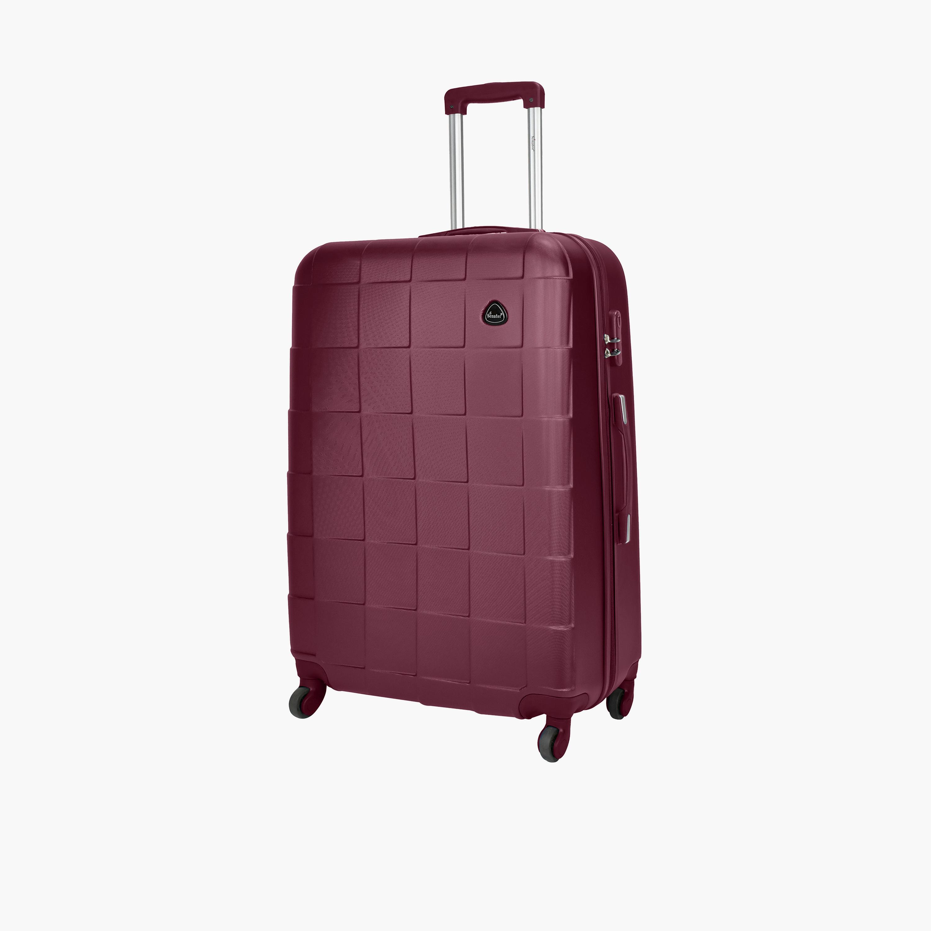 Senator 63.5 CM Medium Check-in ABS Hard Sided 4-Wheeler Spinner Trolley Bag with Combination Lock-travel-luggagesandbags-luggage-image-1