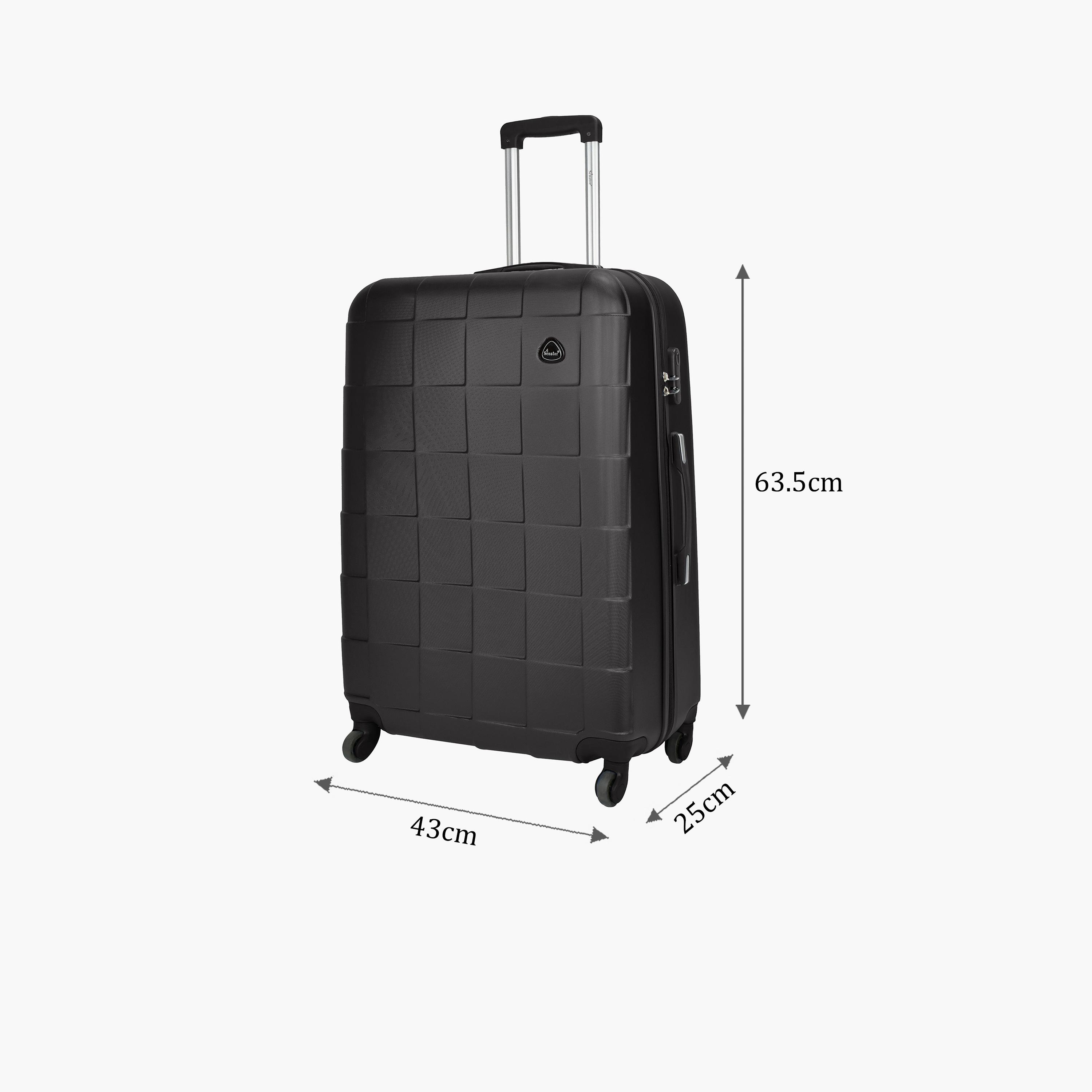 سيناتور- شنطة بأربع عجلات دوارة حجم متوسط 63 سم جوانب صلبة من ABS مع قفل مدمج-travel-luggagesandbags-luggage-image-2