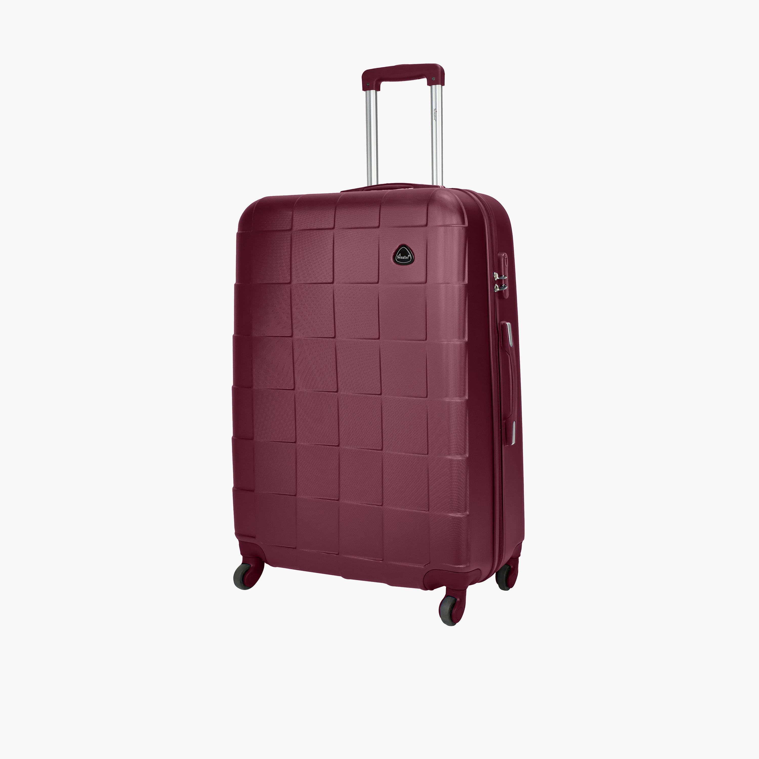 Senator 74 CM Large Check-in ABS Hard Sided 4-Wheeler Spinner Trolley Bag with Combination Lock-travel-luggagesandbags-luggage-image-1