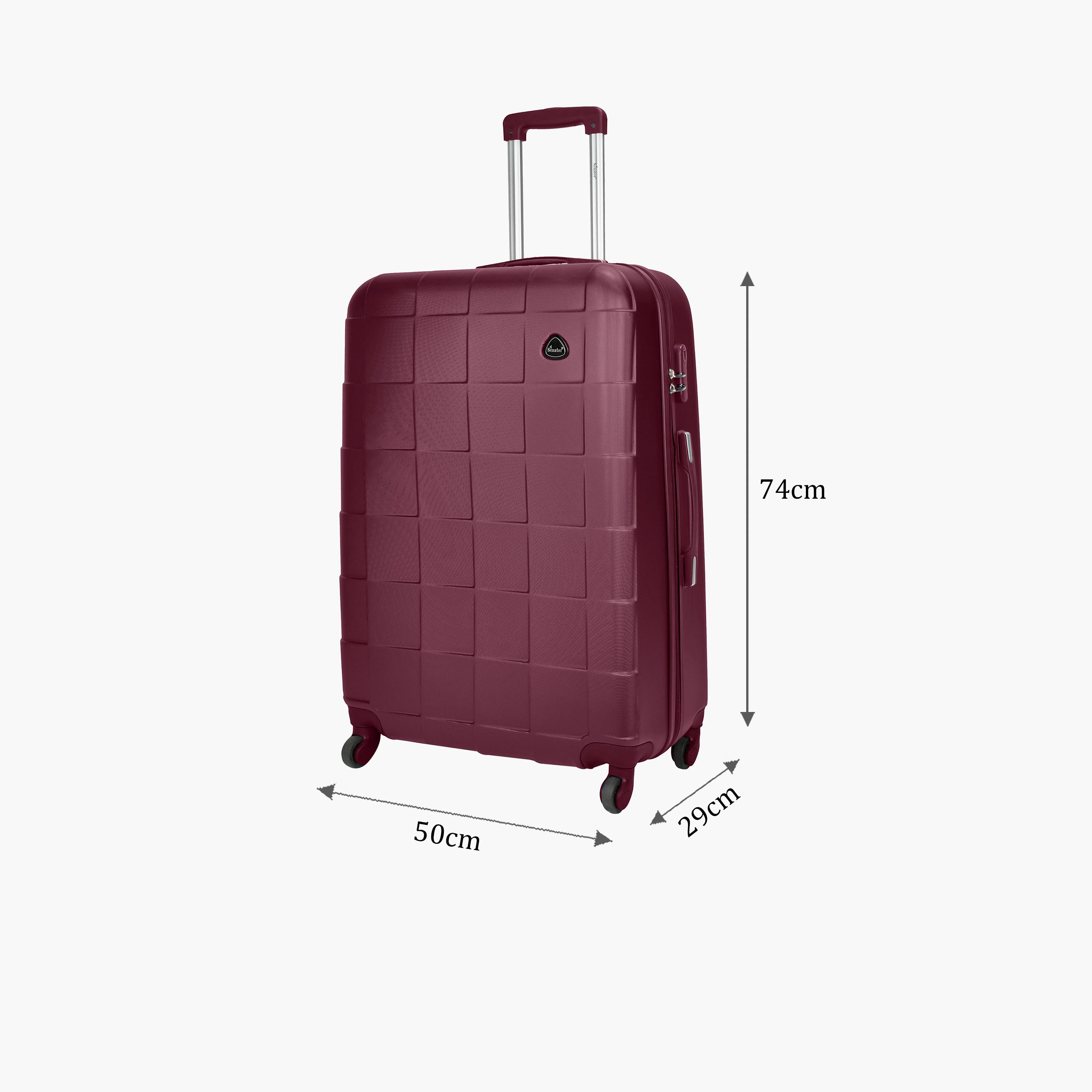 Senator 74 CM Large Check-in ABS Hard Sided 4-Wheeler Spinner Trolley Bag with Combination Lock-travel-luggagesandbags-luggage-image-2
