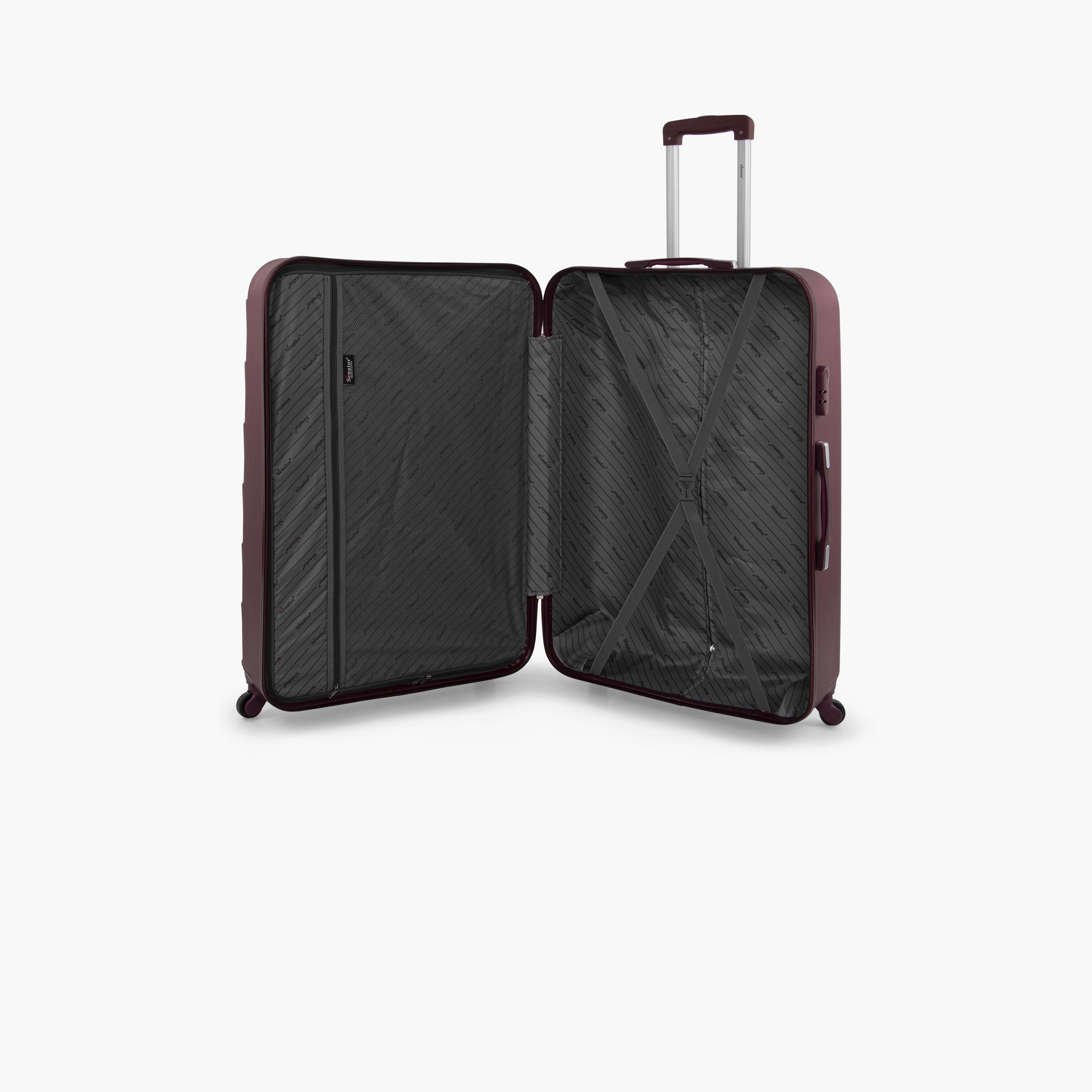 Senator 74 CM Large Check-in ABS Hard Sided 4-Wheeler Spinner Trolley Bag with Combination Lock-travel-luggagesandbags-luggage-image-6