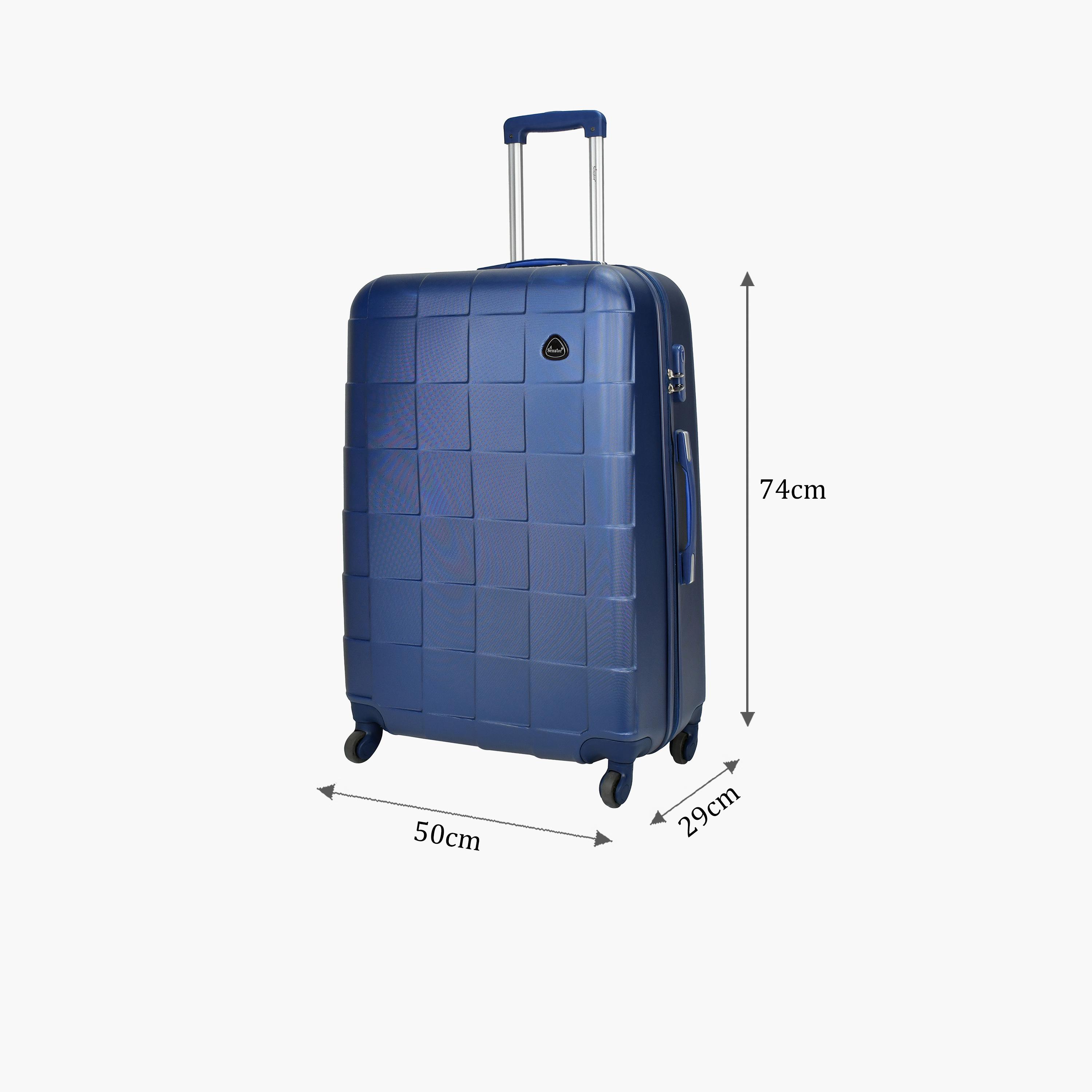 Senator 74 CM Large Check-in ABS Hard Sided 4-Wheeler Spinner Trolley Bag with Combination Lock-travel-luggagesandbags-luggage-image-2