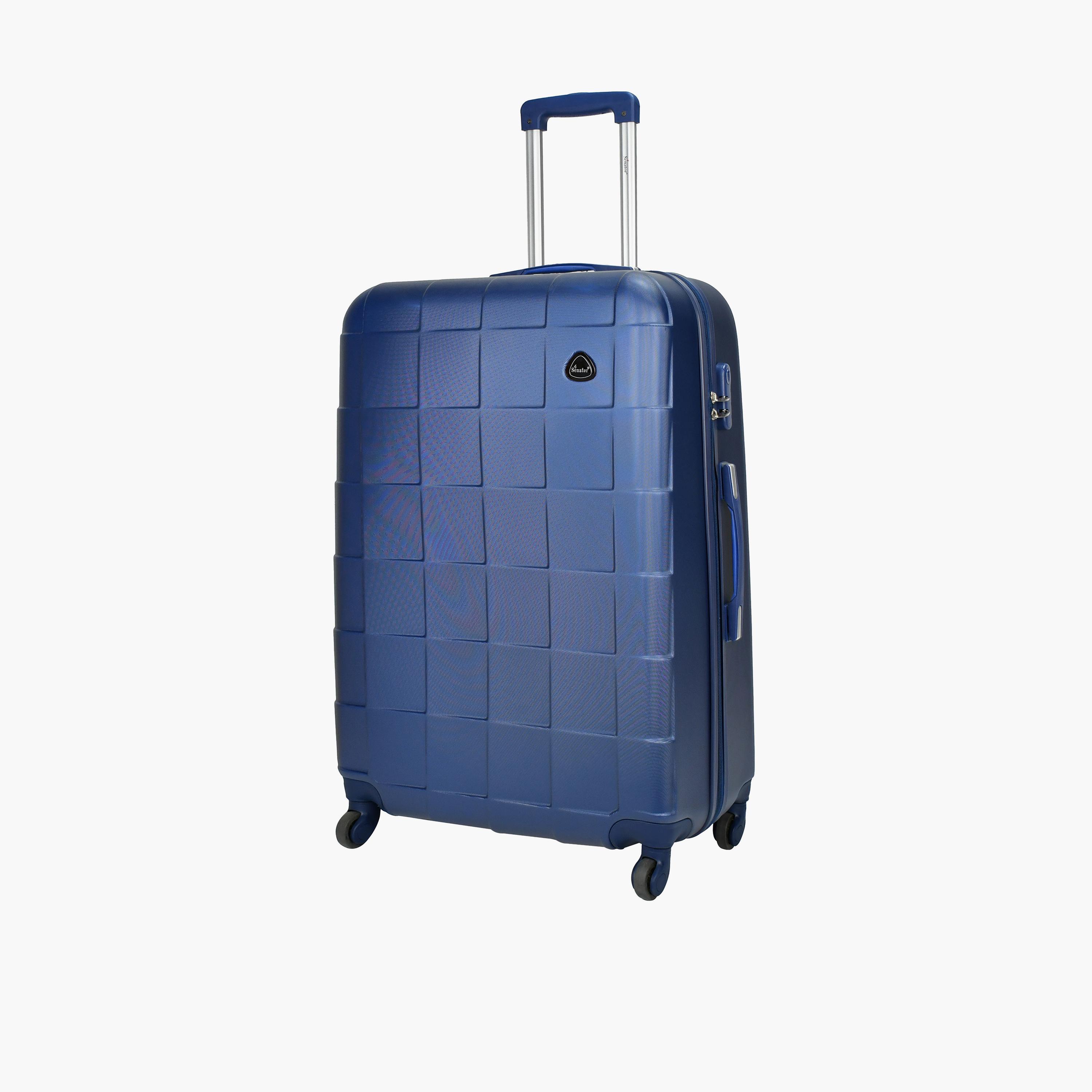 Senator 81 CM Large Check-in ABS Hard Sided 4-Wheeler Spinner Trolley Bag with Combination Lock-travel-luggagesandbags-luggage-image-1