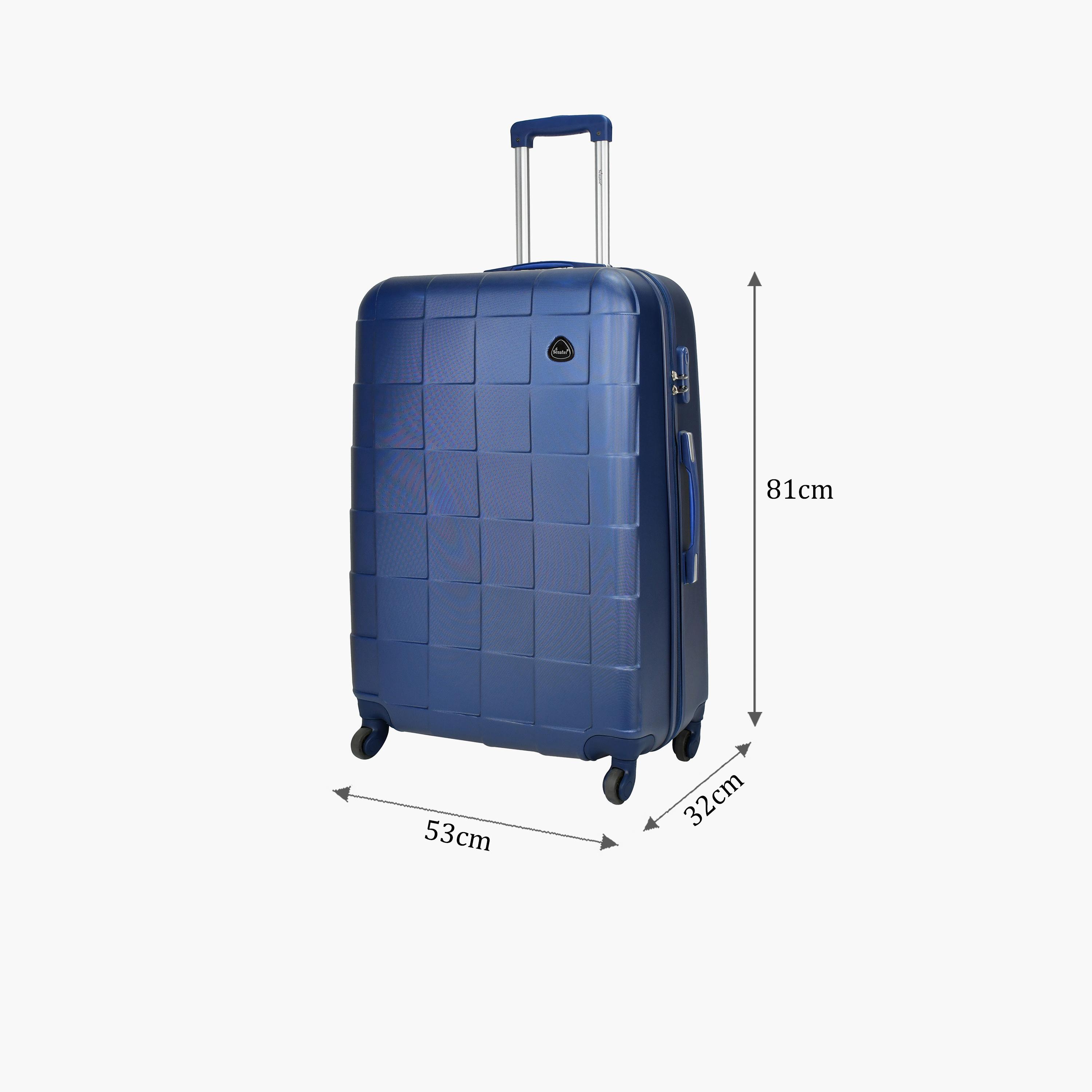 Senator 81 CM Large Check-in ABS Hard Sided 4-Wheeler Spinner Trolley Bag with Combination Lock-travel-luggagesandbags-luggage-image-2