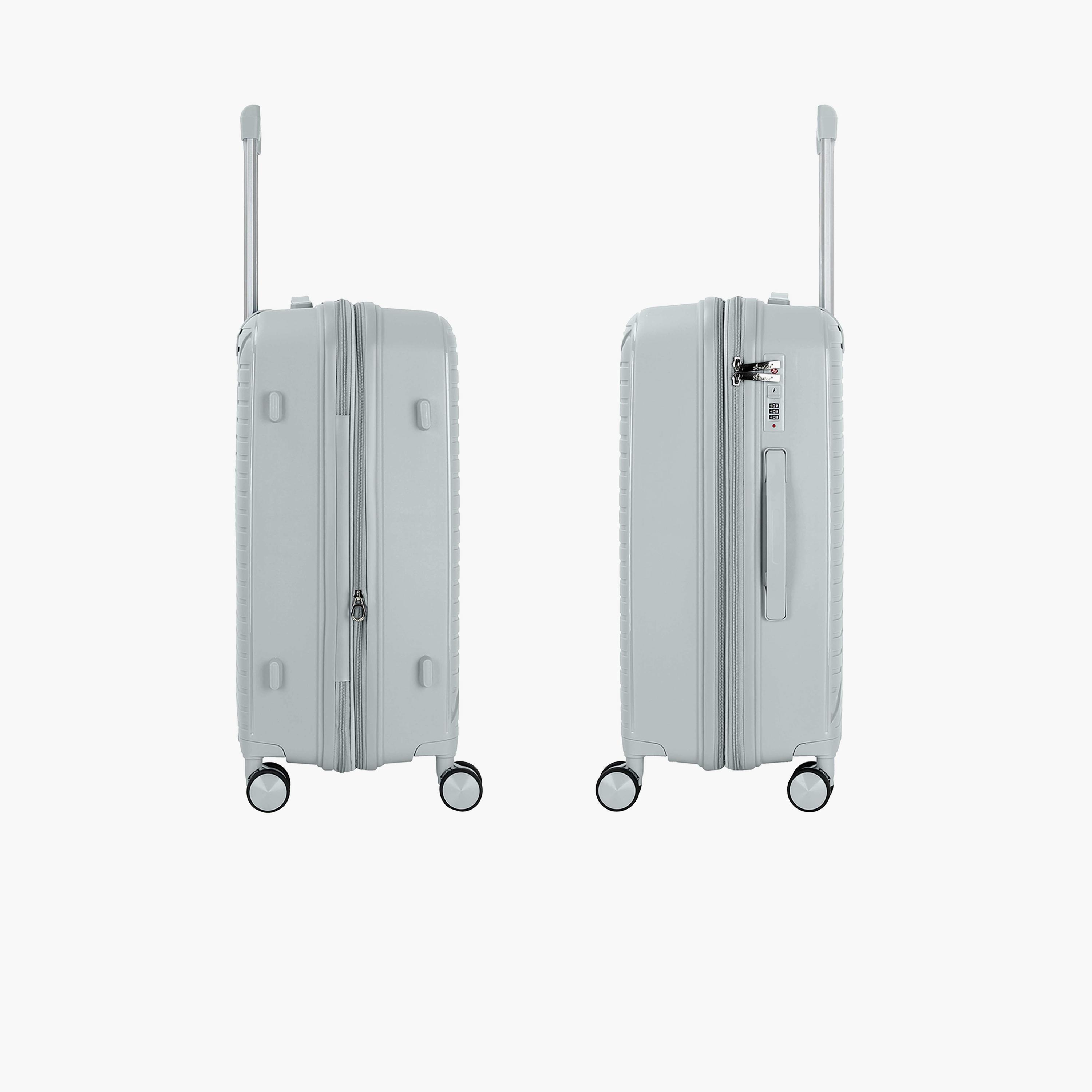 Senator 65 CM Medium Check-in Polypropylene Hard Sided 4-Wheeler Spinner Trolley Bag with TSA Lock | KH1006-24-travel-luggagesandbags-luggage-image-6