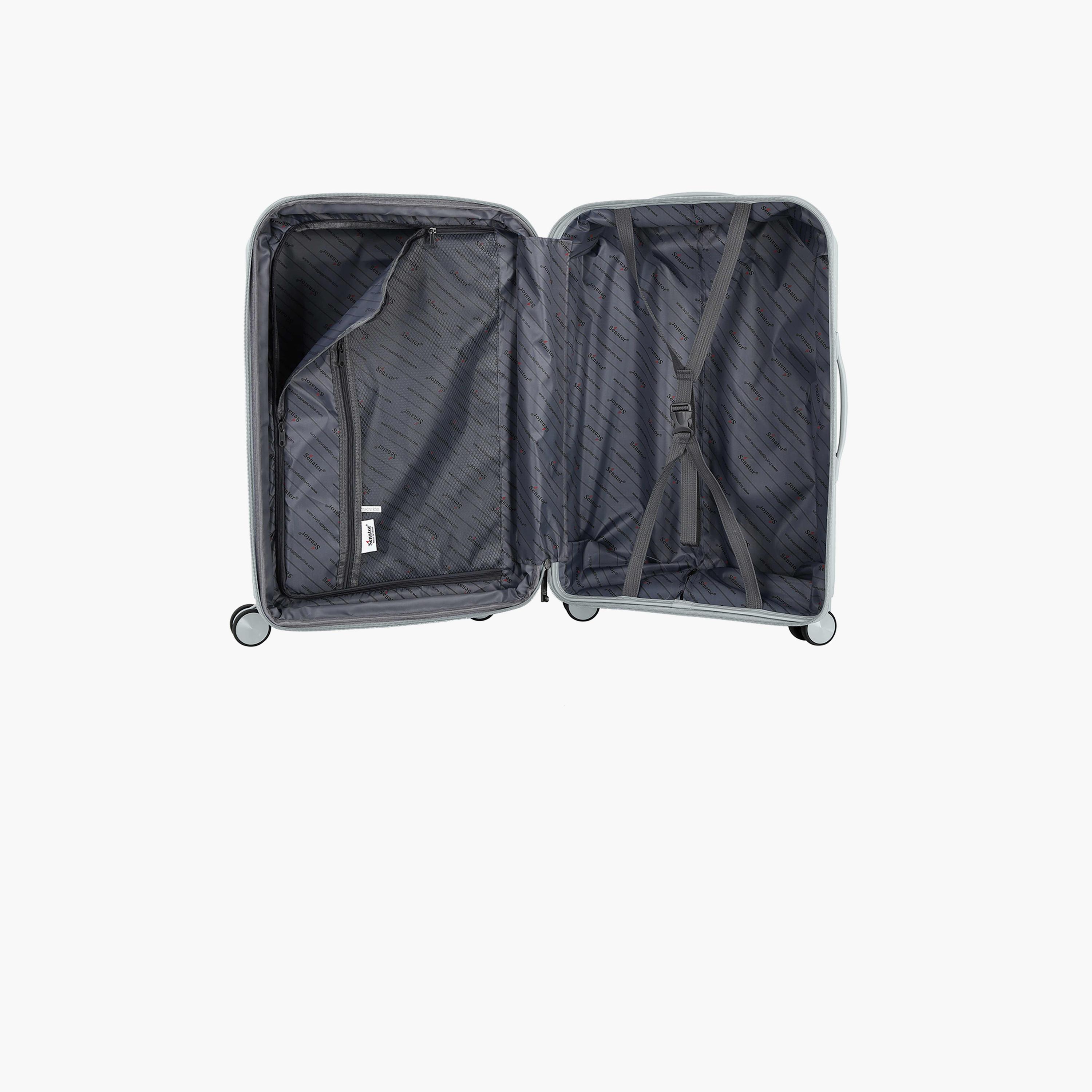 Senator 65 CM Medium Check-in Polypropylene Hard Sided 4-Wheeler Spinner Trolley Bag with TSA Lock | KH1006-24-travel-luggagesandbags-luggage-image-7