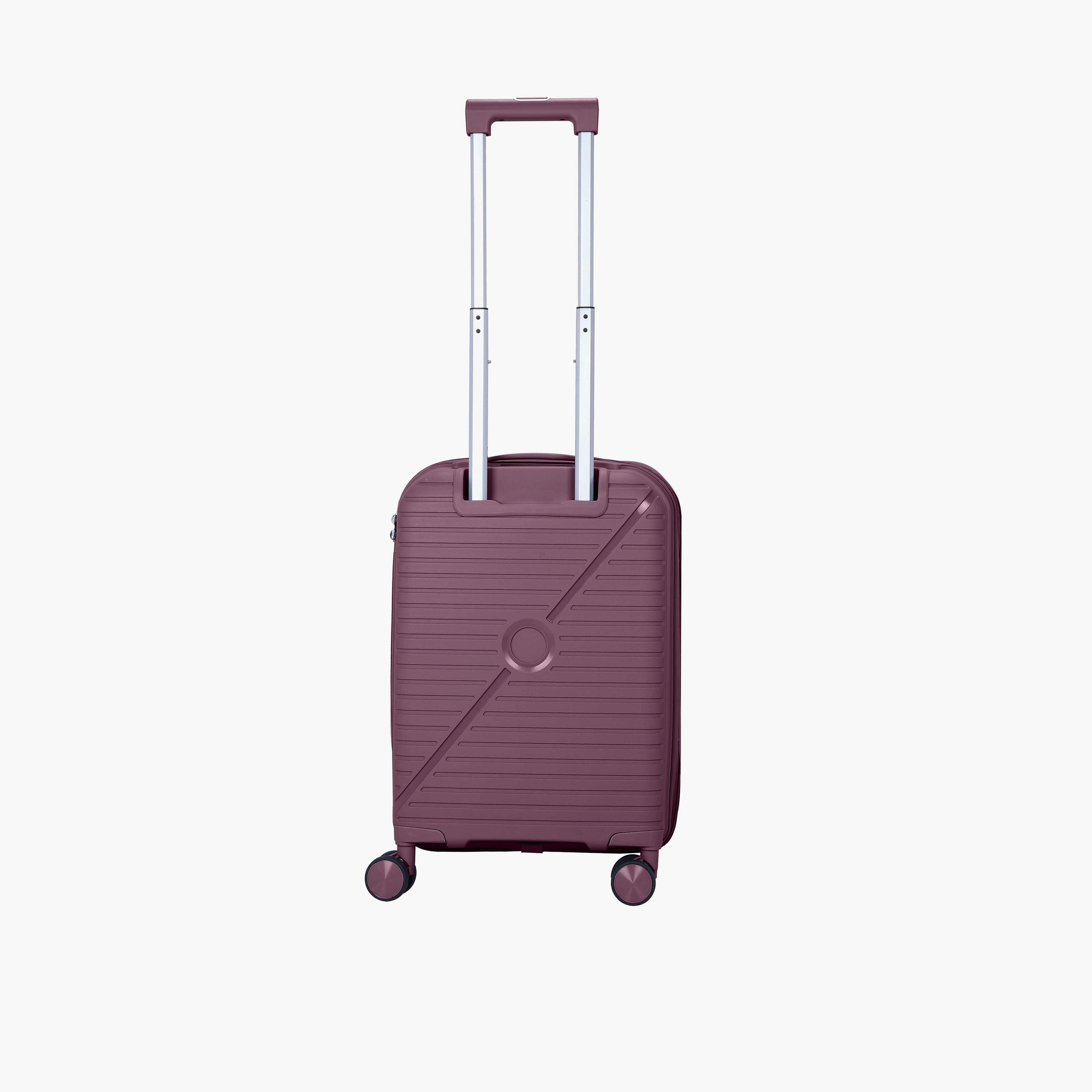 Senator 55 CM Small Cabin Polypropylene Hard Sided 4-Wheeler Spinner Trolley Bag with TSA Lock | KH1006-20-travel-luggagesandbags-luggage-image-5
