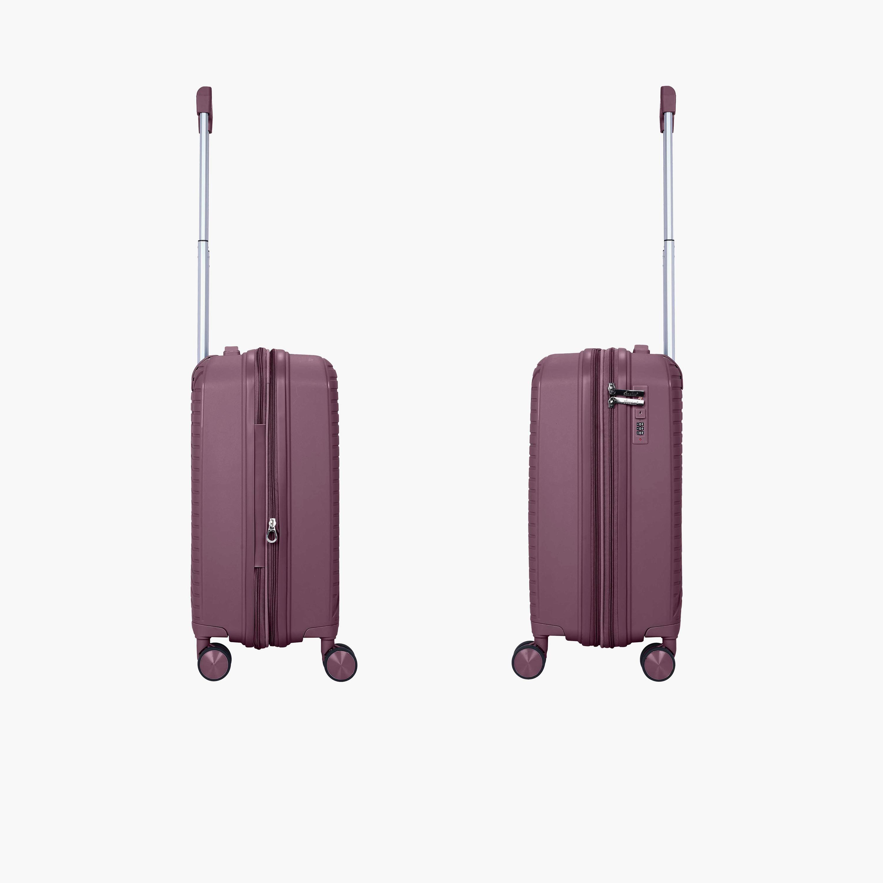 Senator 55 CM Small Cabin Polypropylene Hard Sided 4-Wheeler Spinner Trolley Bag with TSA Lock | KH1006-20-travel-luggagesandbags-luggage-image-6