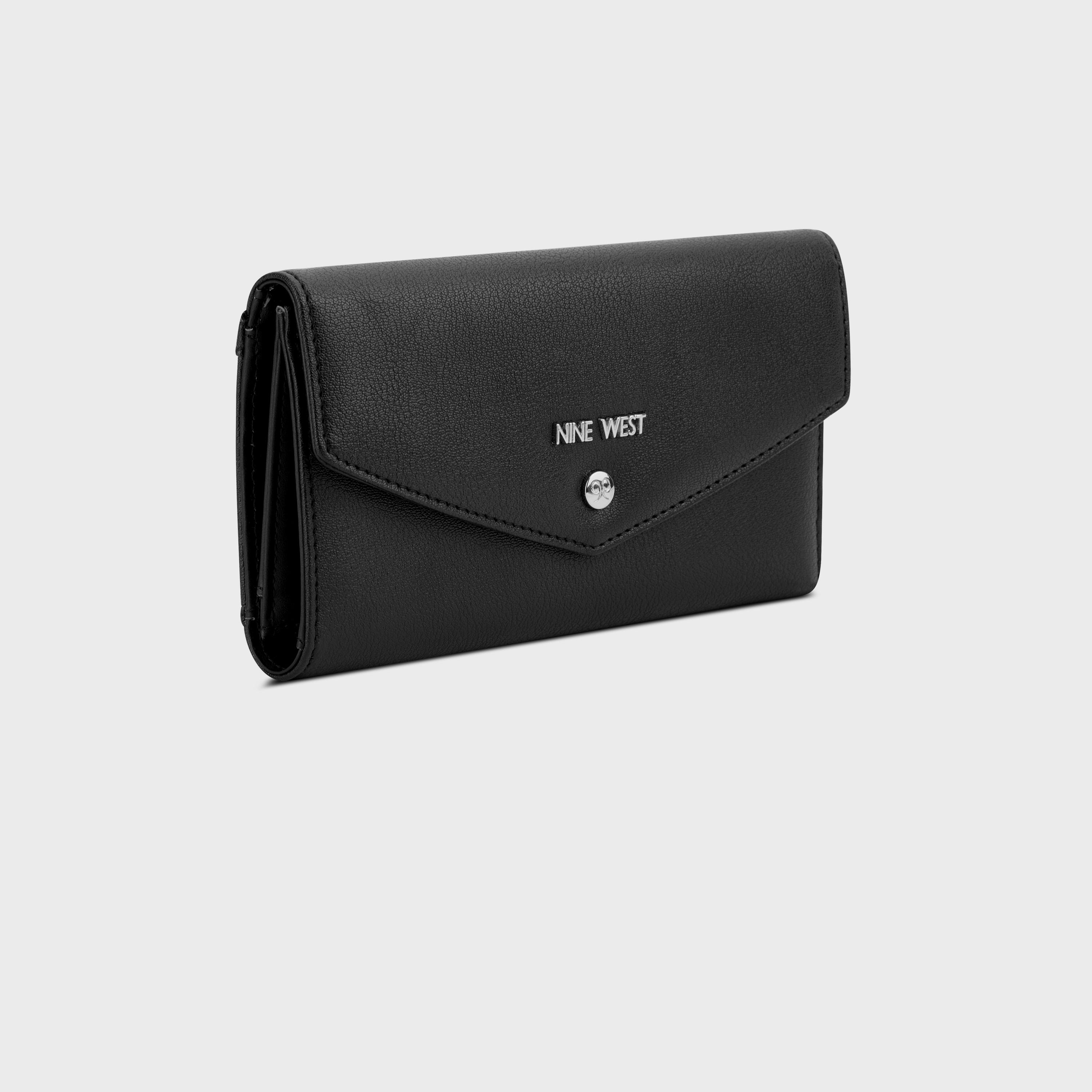 ناين ويست-  محفظة نورا منسوجة بقفل قلاب-women-bagsandwallets-wallets-image-2