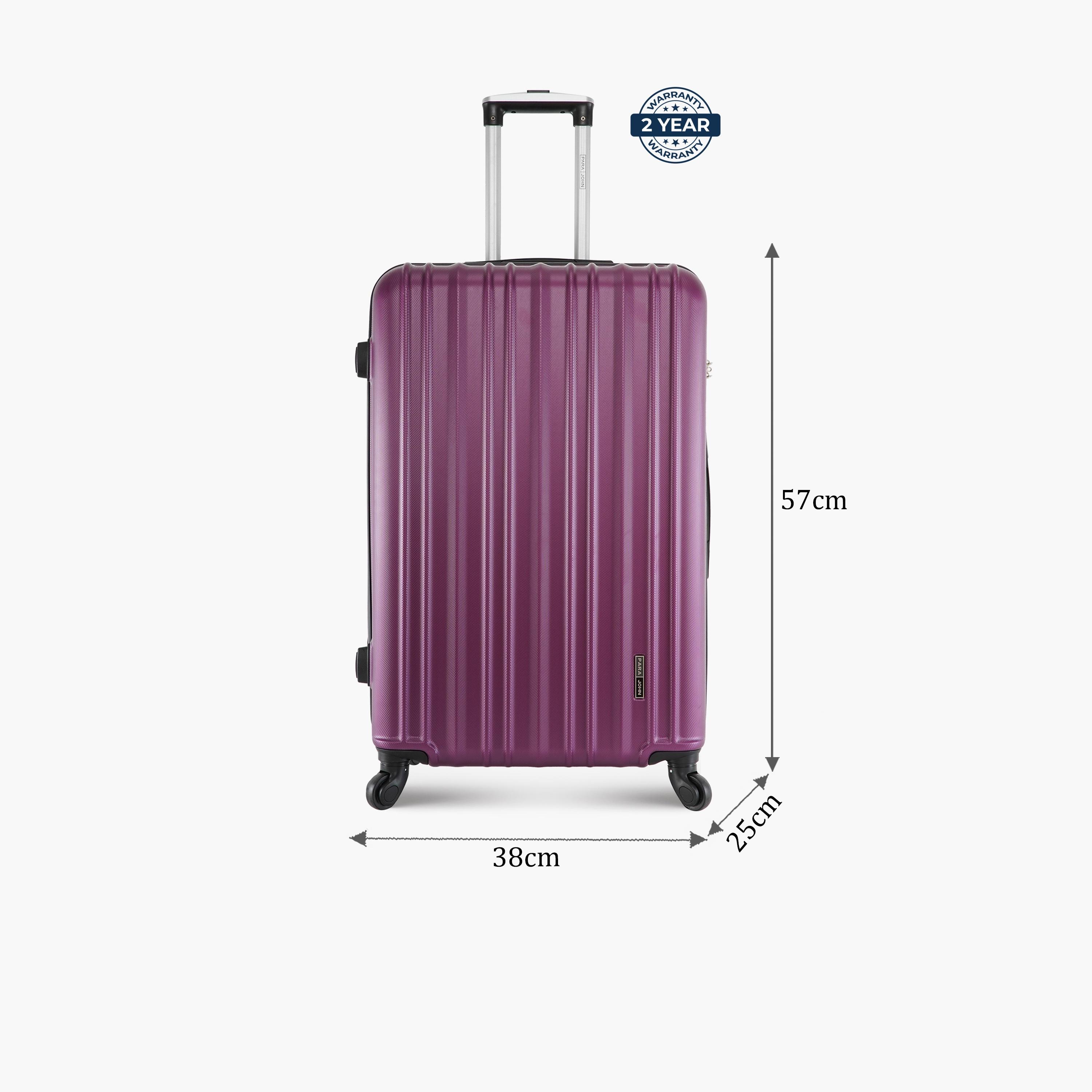 Para John 57 CM Small Cabin ABS Hard Sided 4-Wheeler Spinner Trolley Bag with Combination Lock-travel-luggagesandbags-luggage-image-2