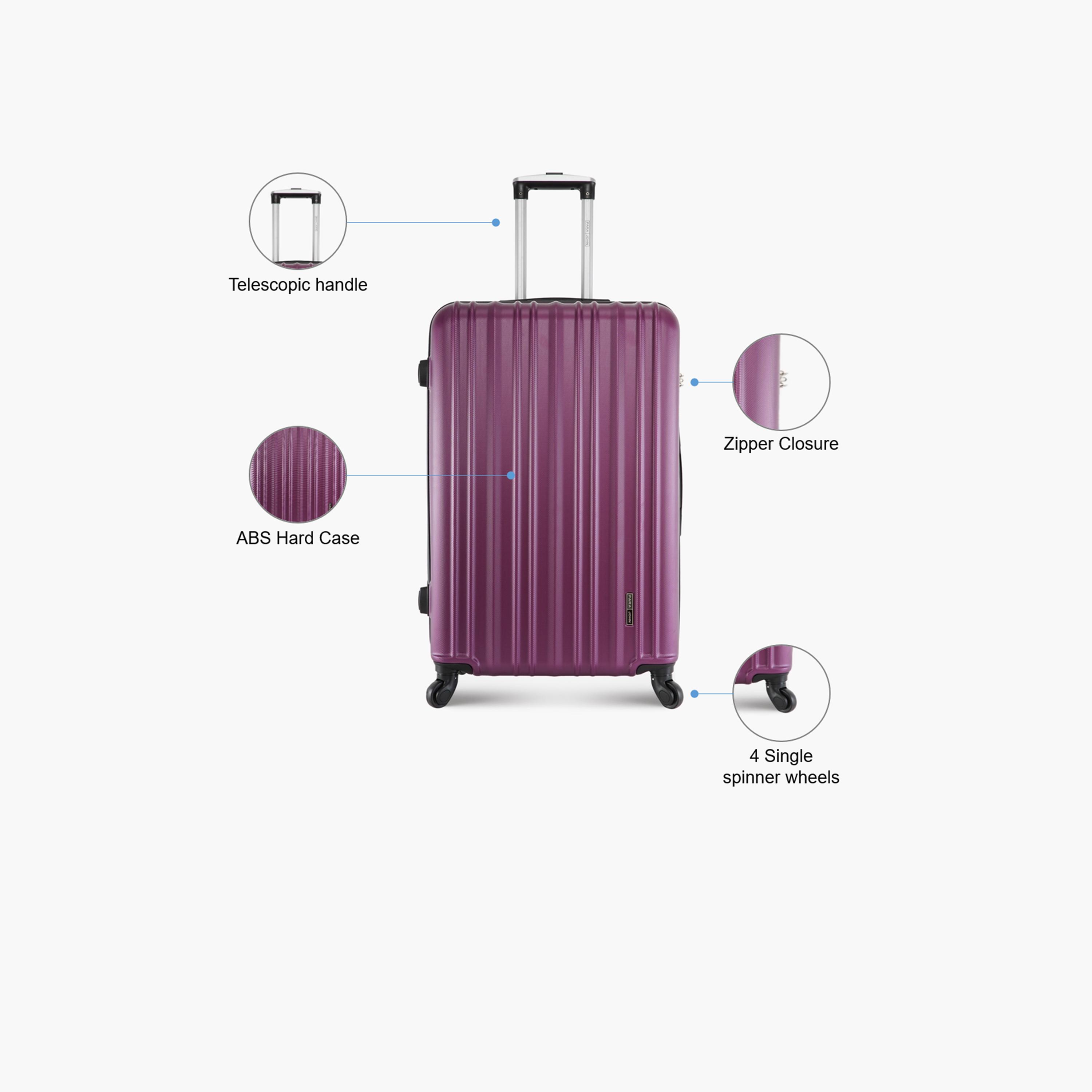 Para John 57 CM Small Cabin ABS Hard Sided 4-Wheeler Spinner Trolley Bag with Combination Lock-travel-luggagesandbags-luggage-image-3