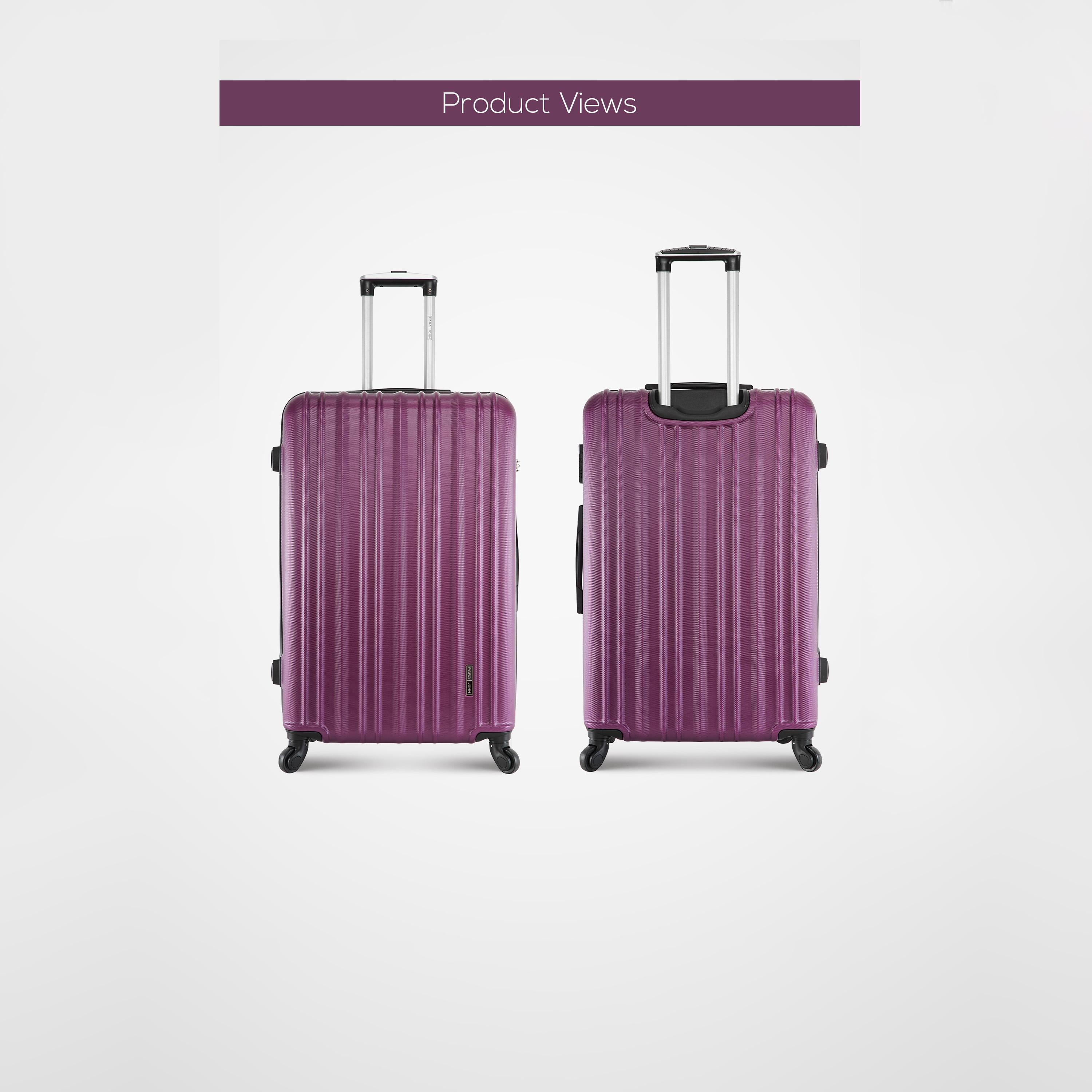 Para John 57 CM Small Cabin ABS Hard Sided 4-Wheeler Spinner Trolley Bag with Combination Lock-travel-luggagesandbags-luggage-image-5