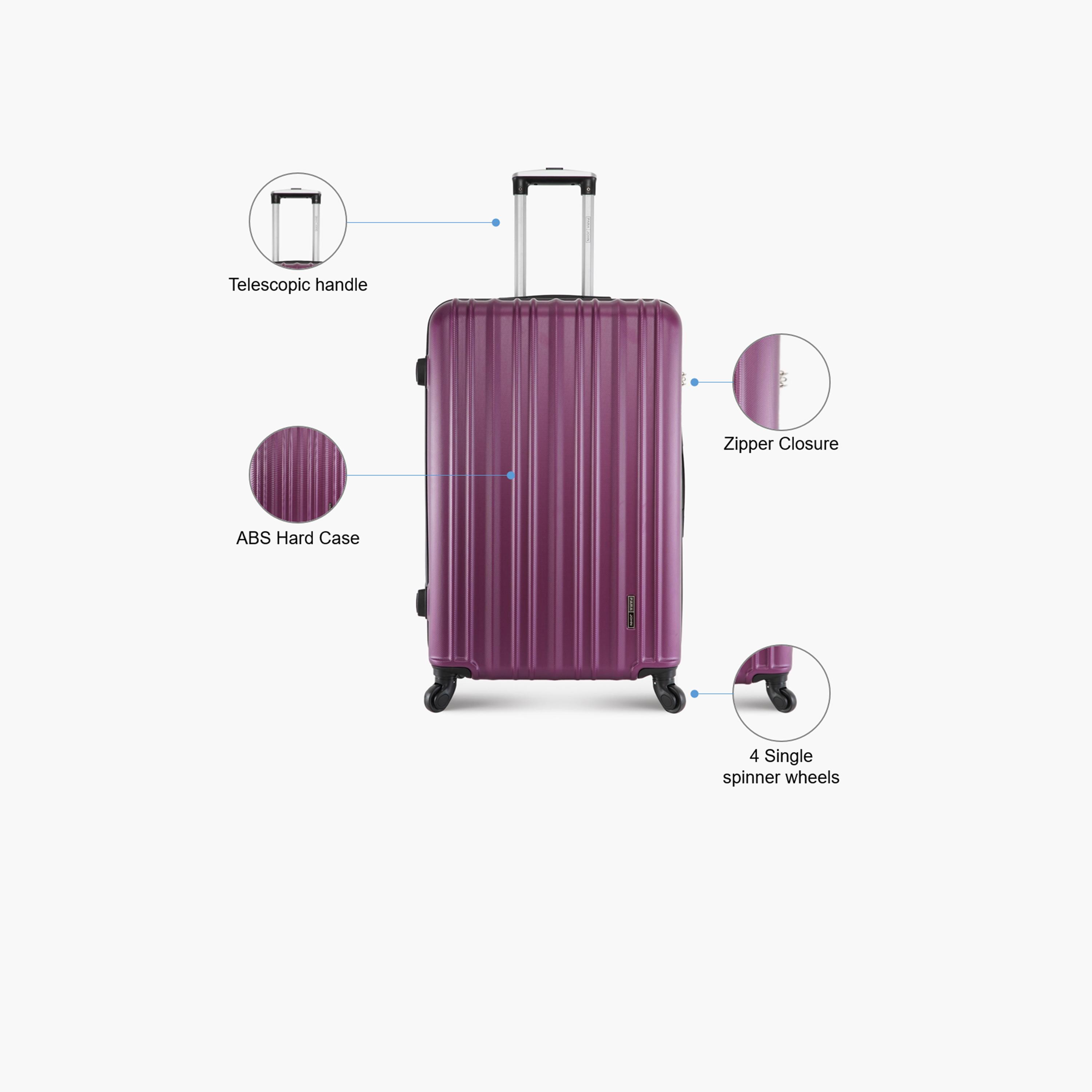 Para John 65 CM Medium Check-in ABS Hard Sided 4-Wheeler Spinner Trolley Bag with Combination Lock-travel-luggagesandbags-luggage-image-3