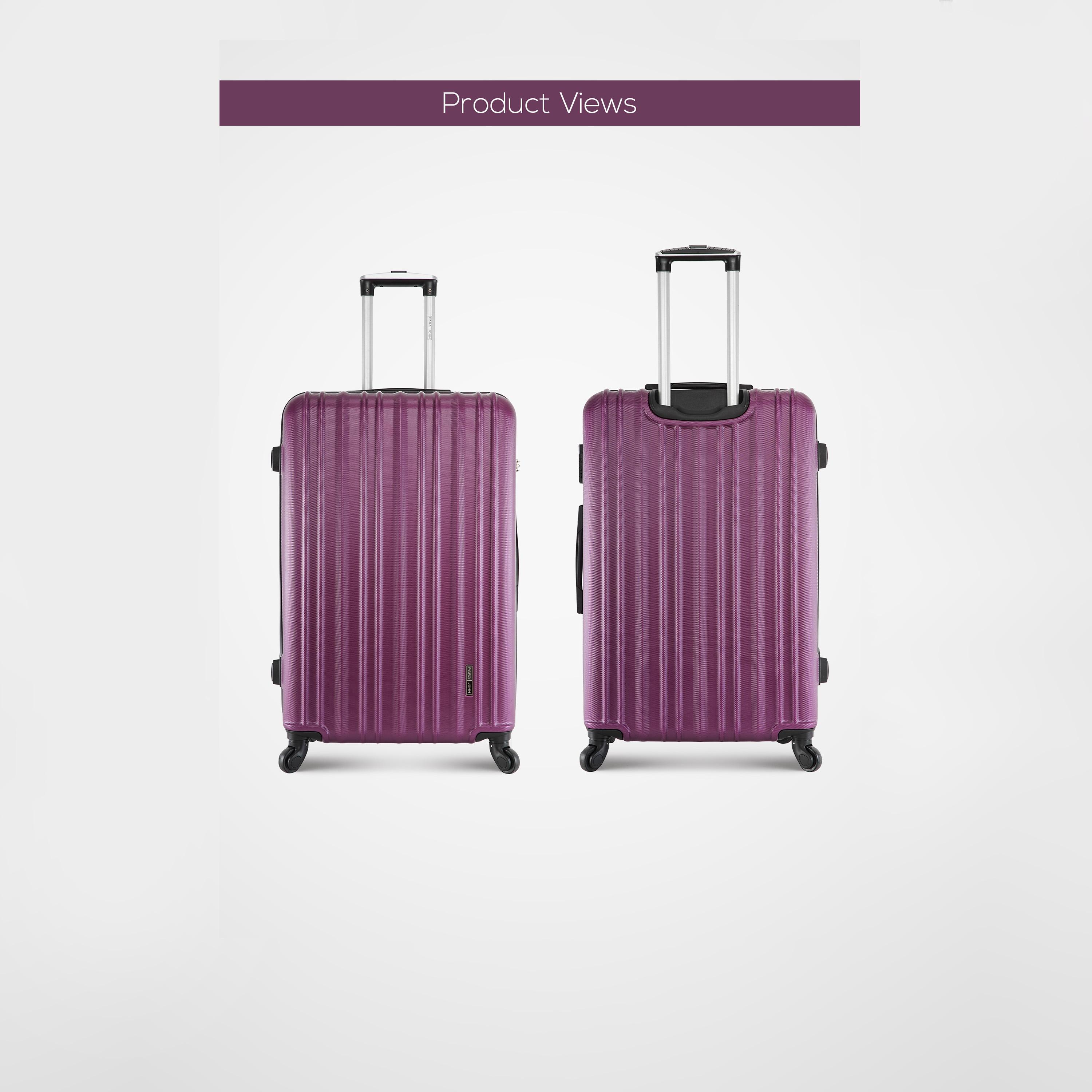 Para John 65 CM Medium Check-in ABS Hard Sided 4-Wheeler Spinner Trolley Bag with Combination Lock-travel-luggagesandbags-luggage-image-5