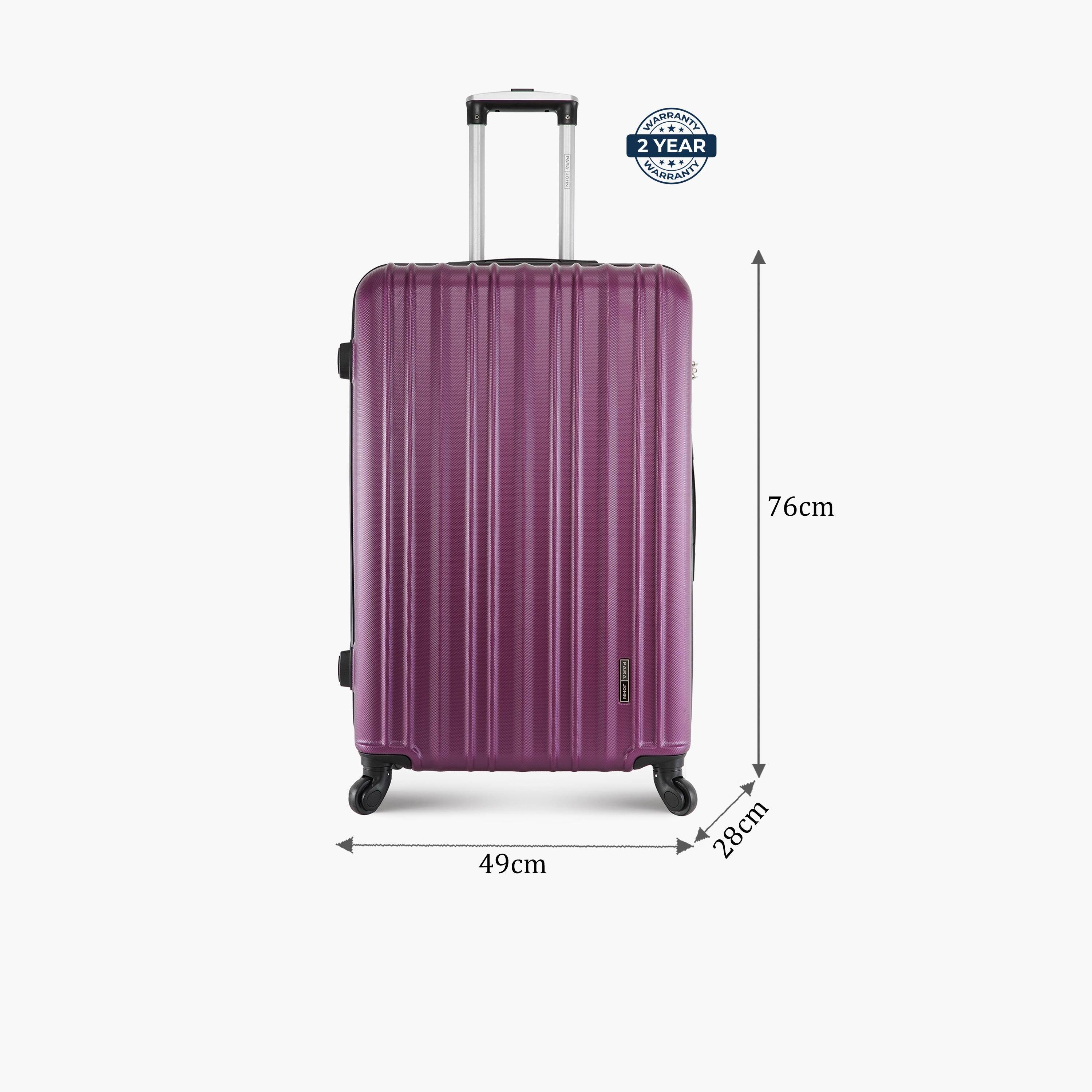 Para John 76 CM Large Check-in ABS Hard Sided 4-Wheeler Spinner Trolley Bag with Combination Lock-travel-luggagesandbags-luggage-image-2